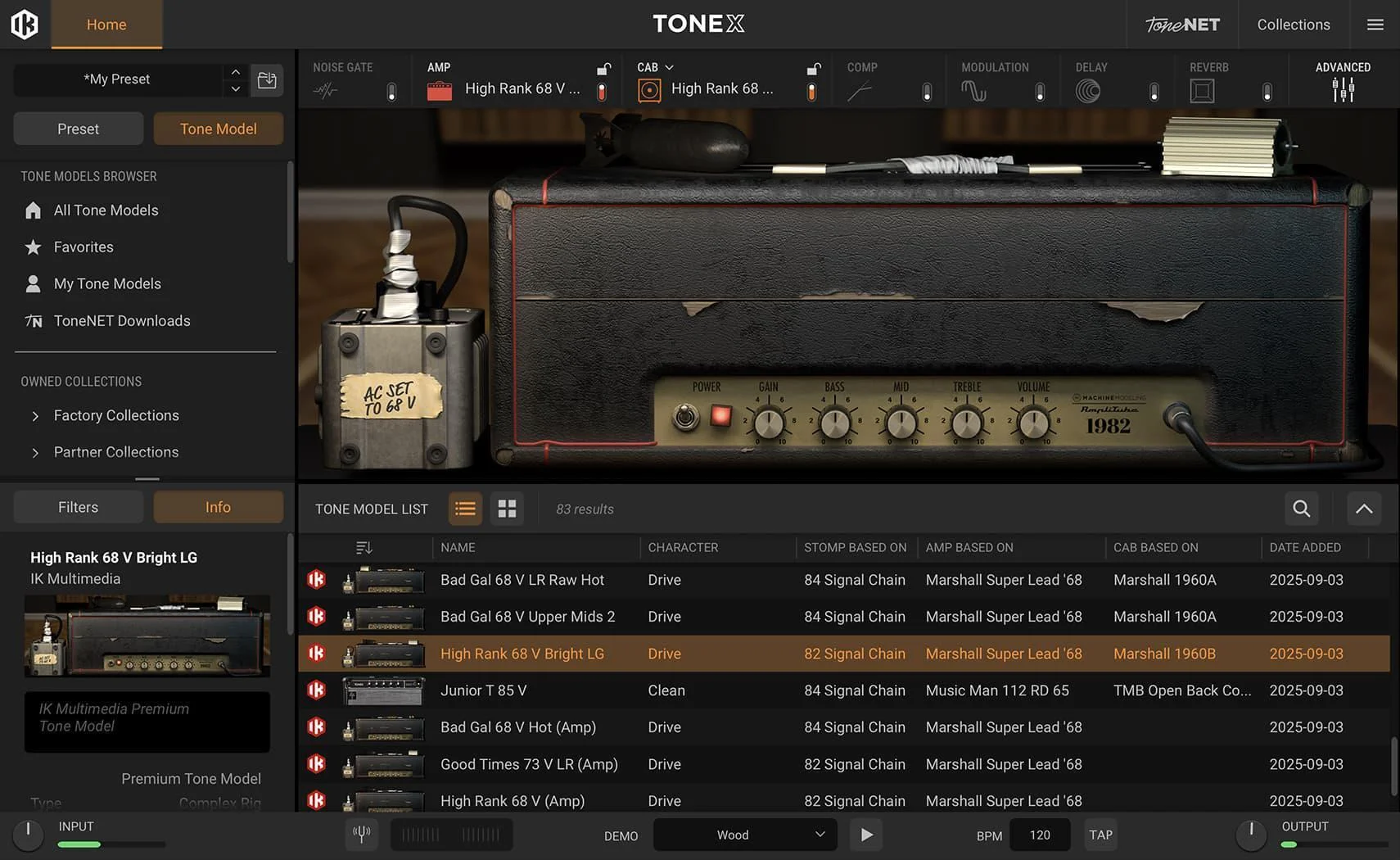IK Multimedia TONEX Brown Sound 82/84 扩展包