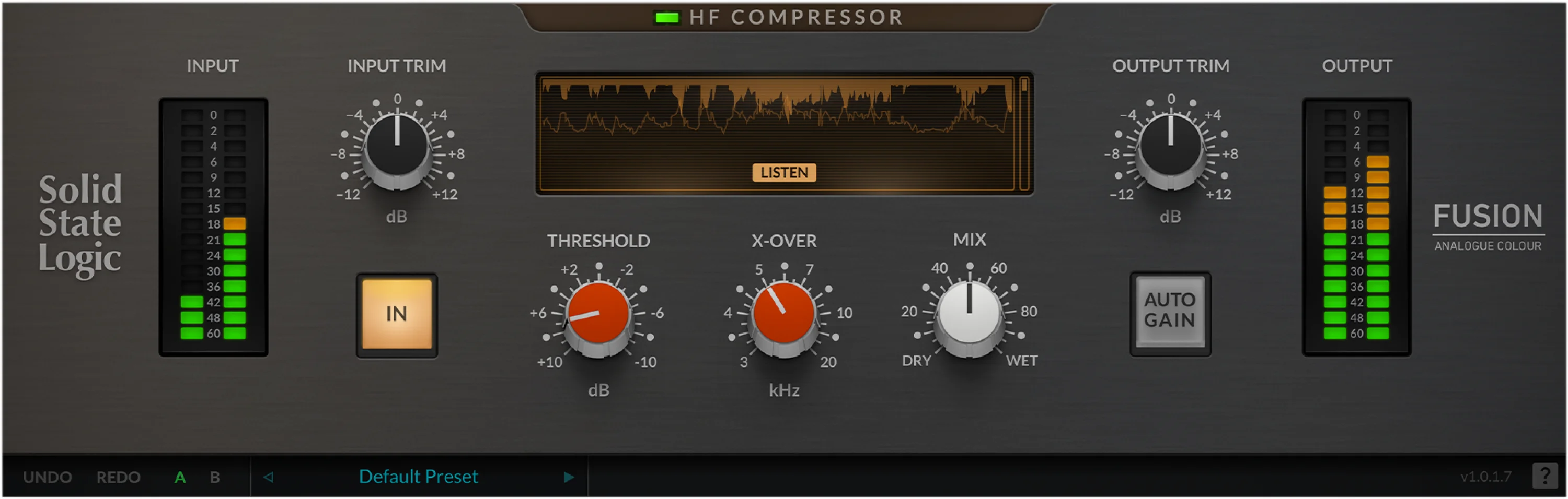 Solid State Logic Fusion HF Compressor 插件
