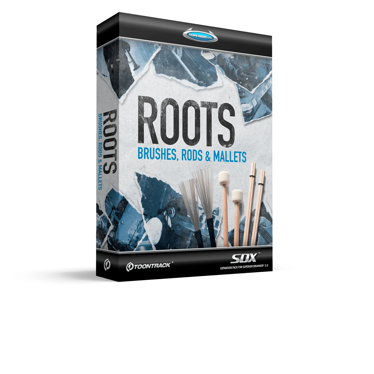 Toontrack Roots SDX - Brushes, Rods, and Mallets 音色扩展包