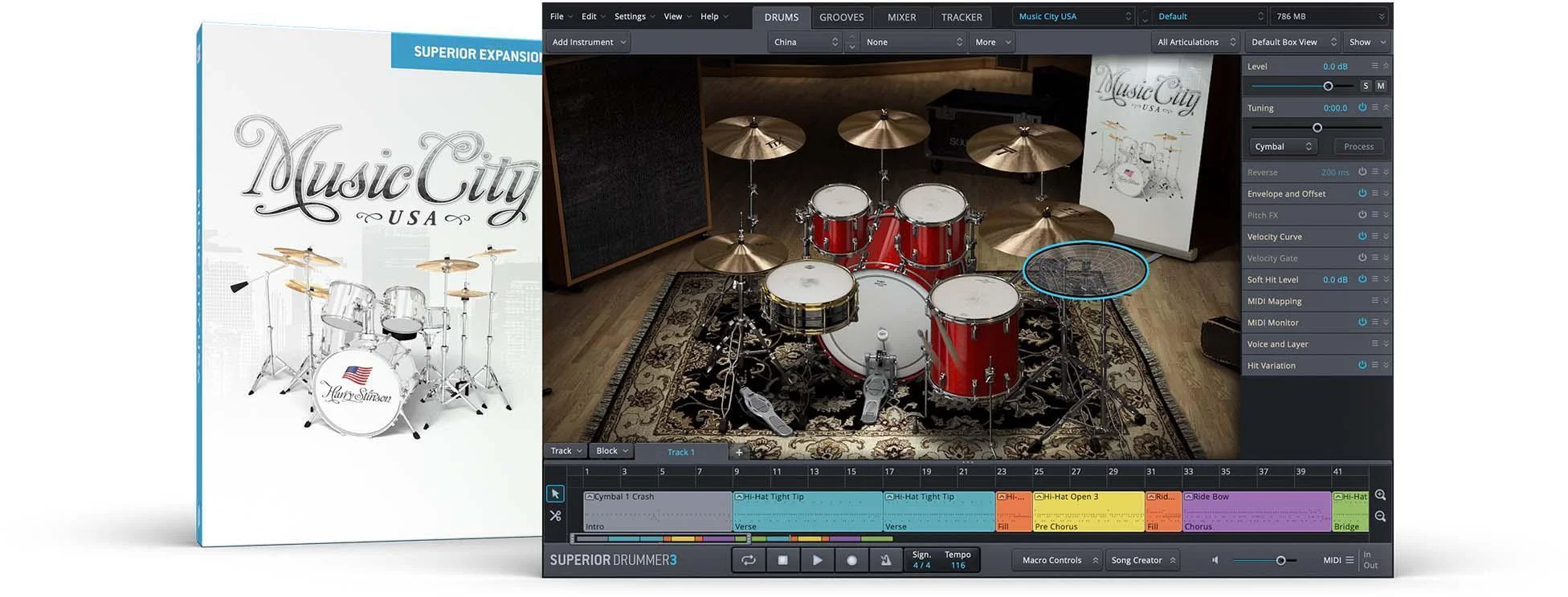 Toontrack Music City USA SDX 音色扩展包