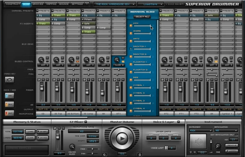Toontrack The Rock Warehouse SDX 音色扩展包