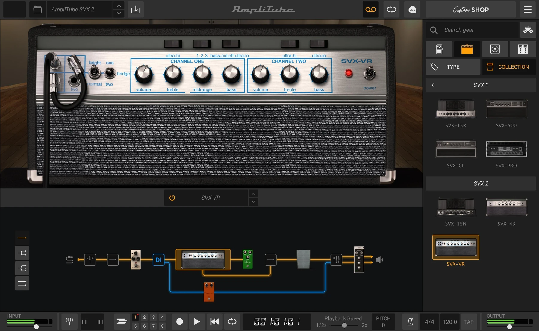 IK Multimedia AmpliTube SVX 2 软件套装