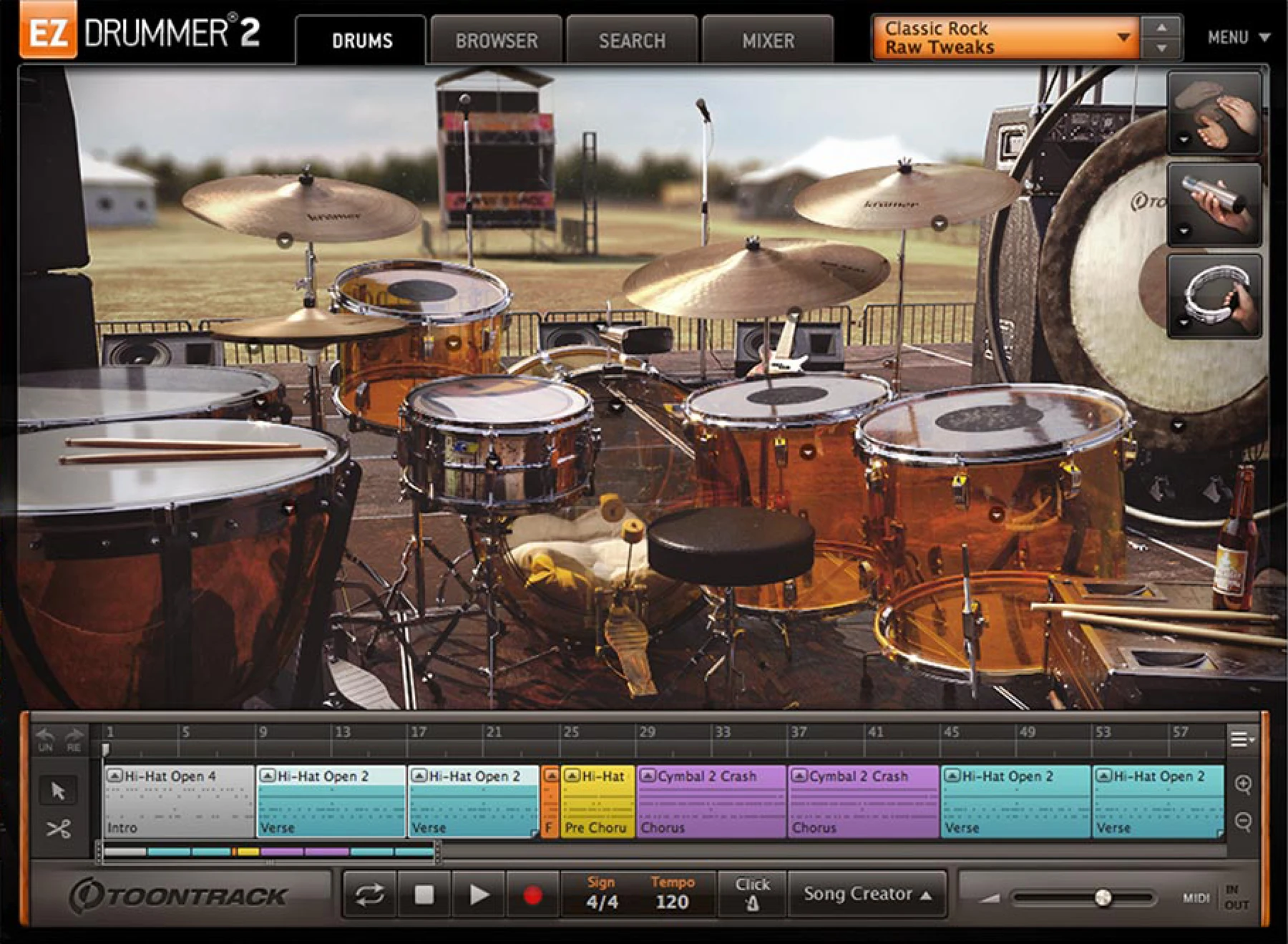 Toontrack Classic Rock EZX 音色扩展包