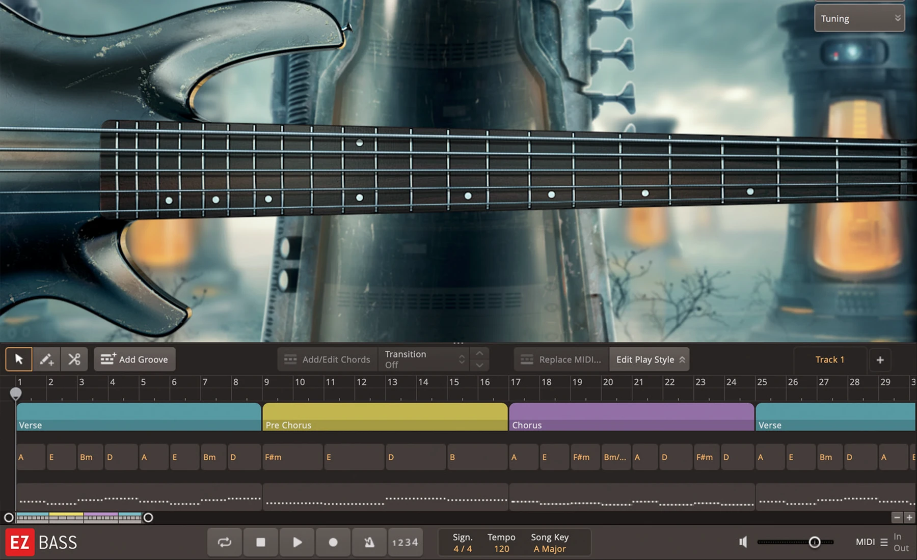 Toontrack Metal EBX 音色扩展包（适用于 EZbass）