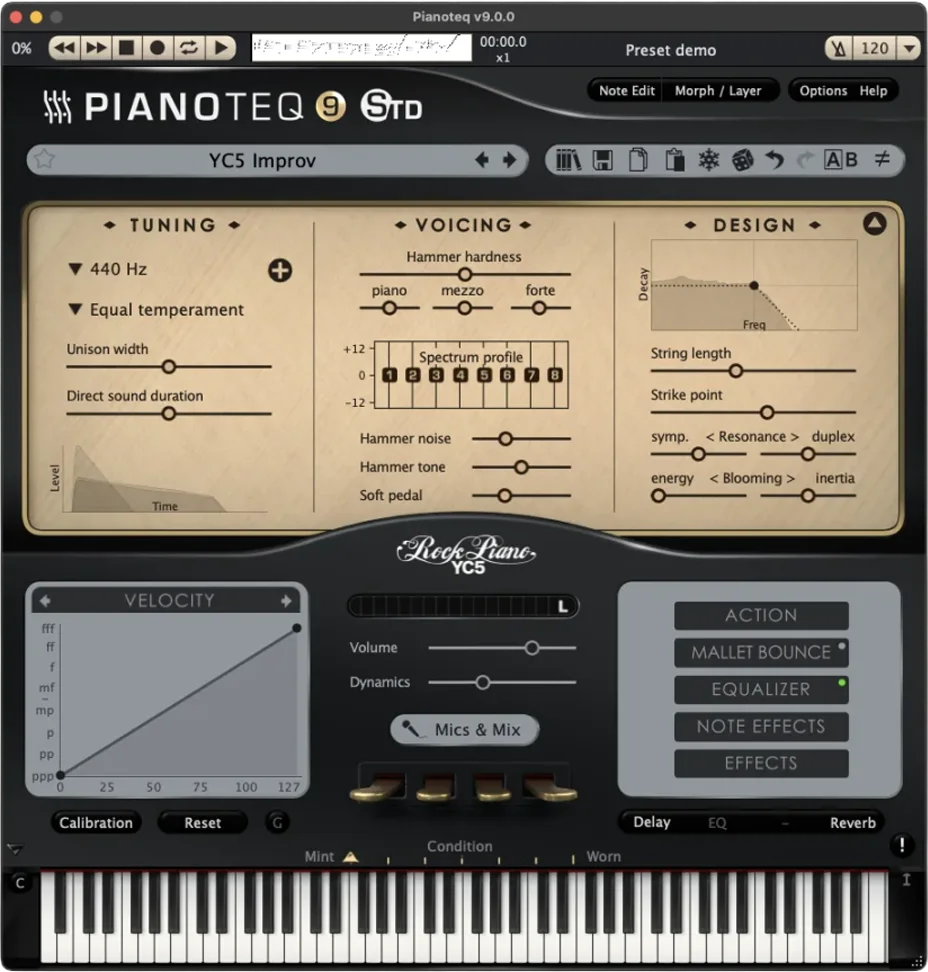 MODARTT Pianoteq 9 Standard 虚拟乐器软件 - 从 Pianoteq Stage 或 Pianoteq Play 升级