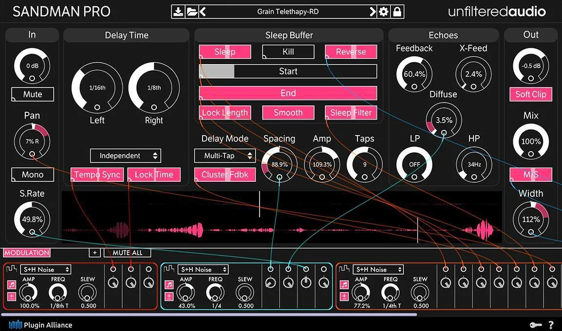 Unfiltered Audio Sandman Pro 延迟插件