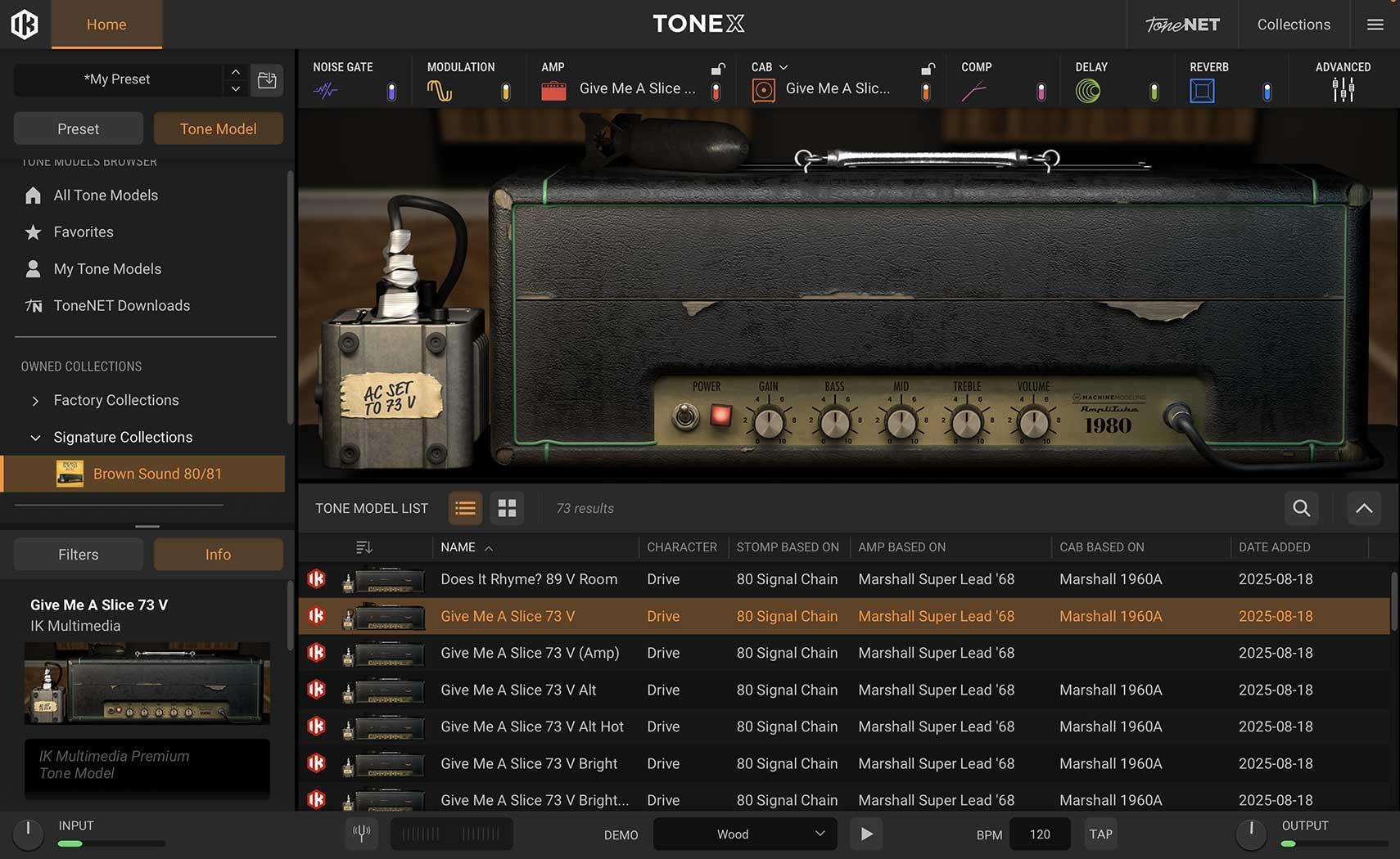 IK Multimedia TONEX Brown Sound 80/81 扩展包