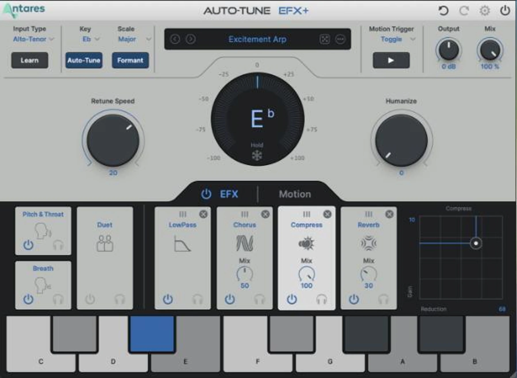 Antares AutoTune EFX+ 10 音高校正与人声效果插件