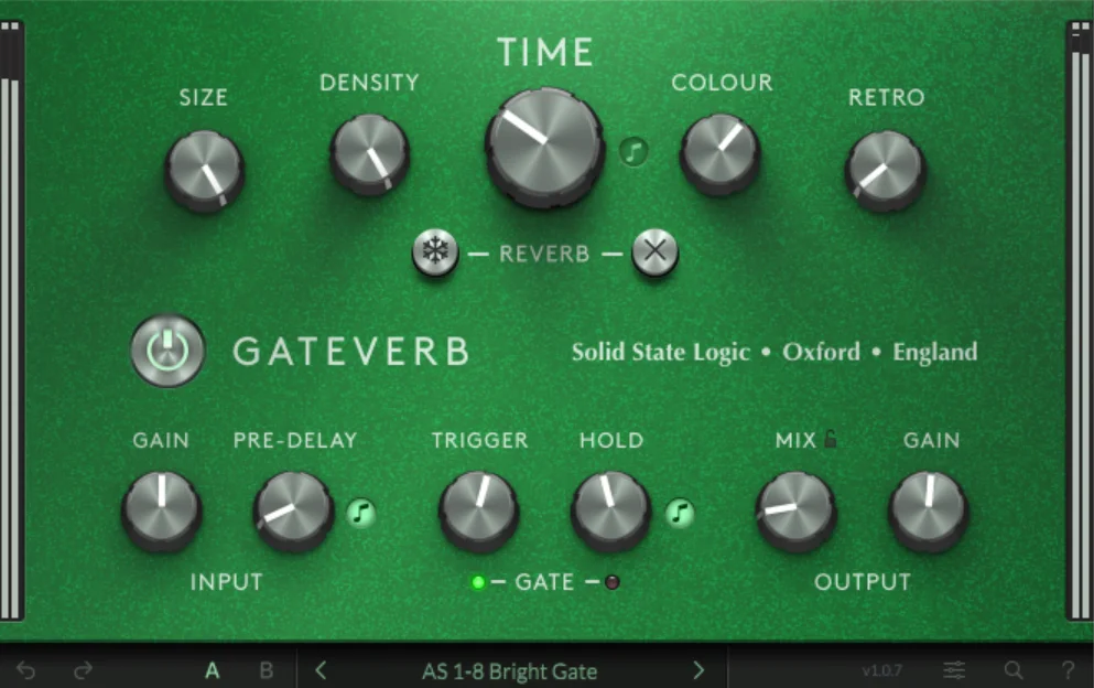 Solid State Logic GateVerb 混响插件