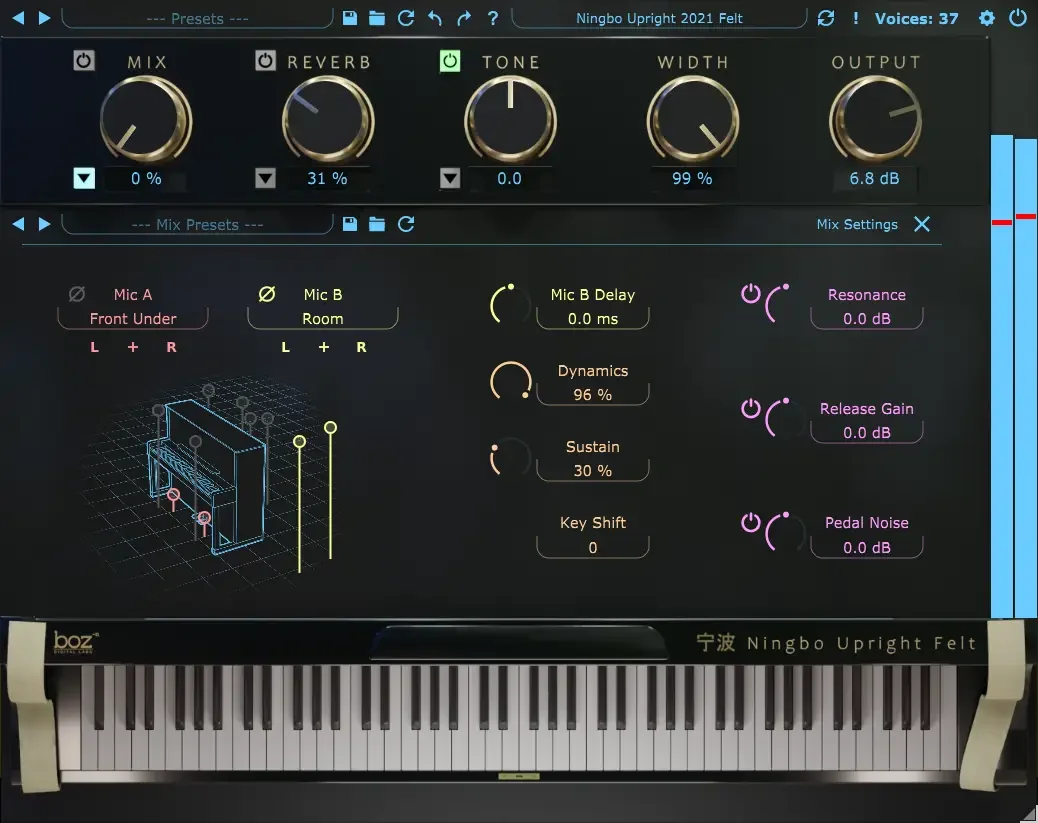 Boz Digital Labs 宁波 Felt 2021 虚拟钢琴软件 - 专业版