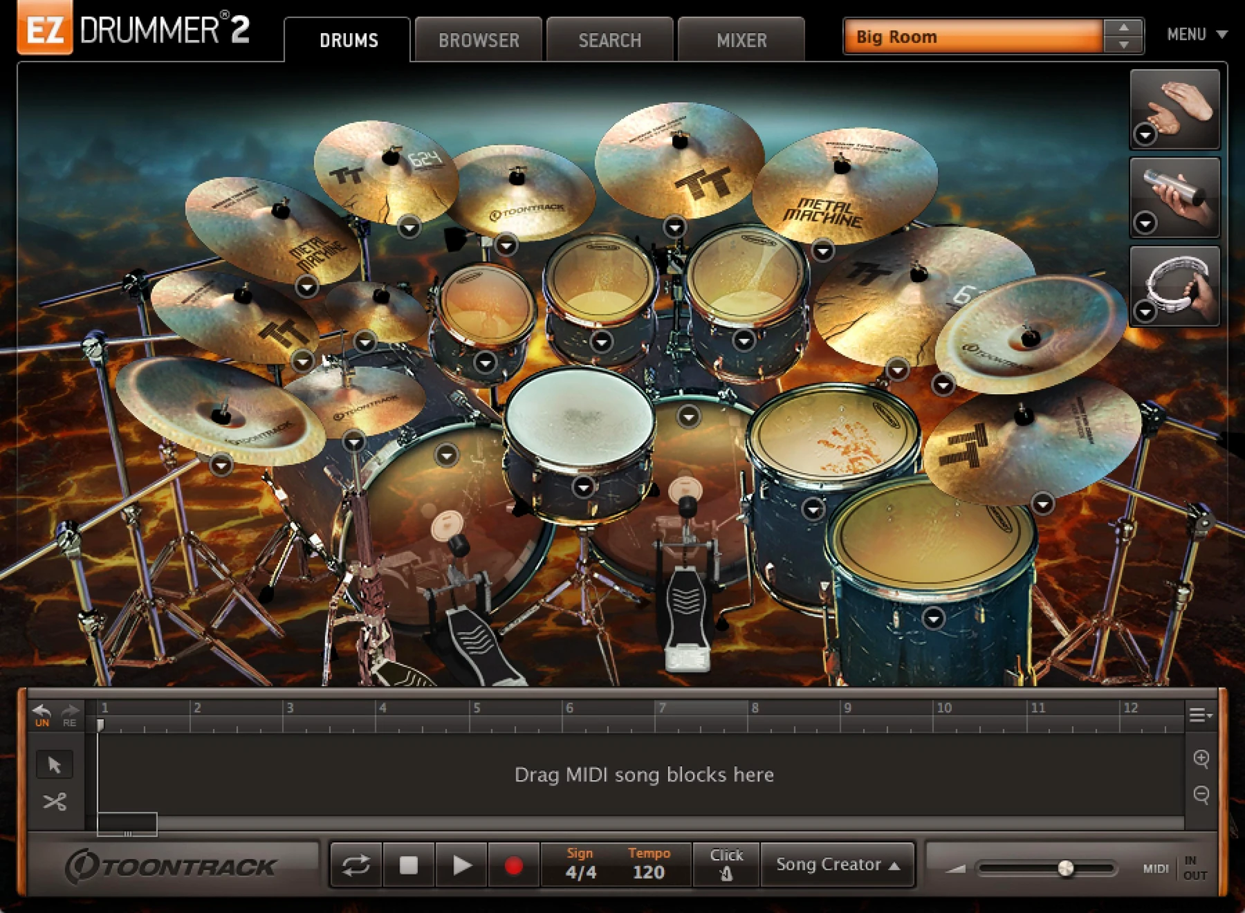 Toontrack Metal Machine EZX 音色扩展包