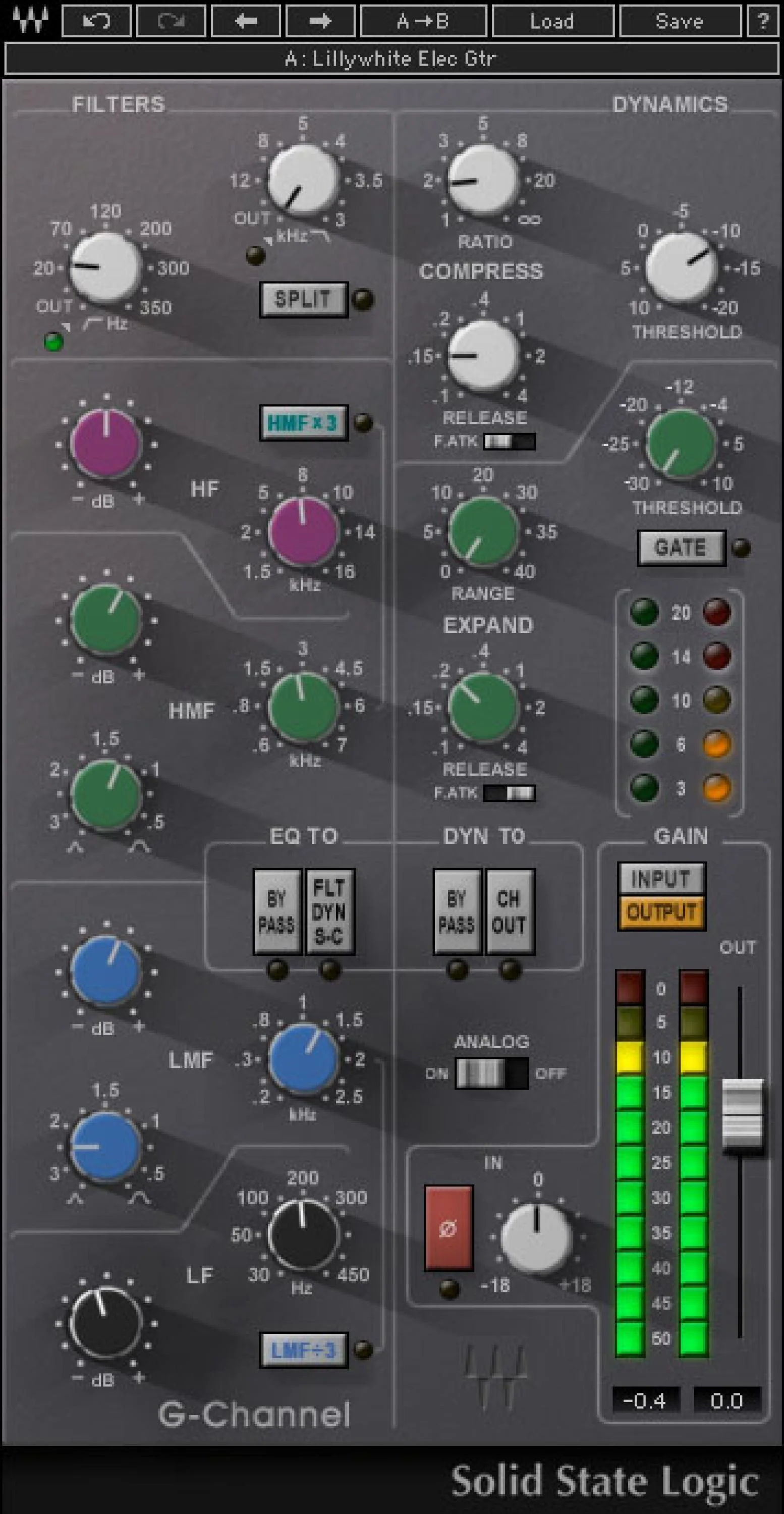 Waves SSL G-Channel 均衡与动态处理插件
