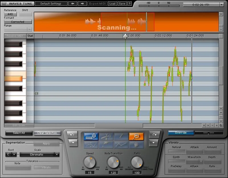 Waves Tune LT 音高校正插件