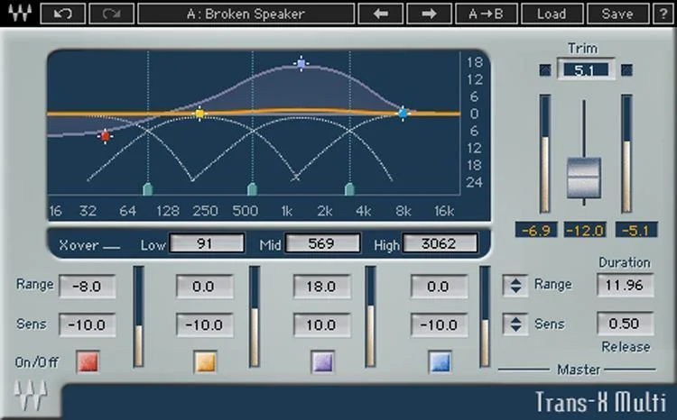 Waves Trans-X 瞬态塑形插件