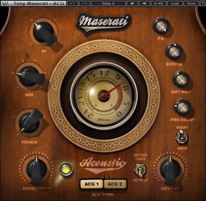 Waves Maserati ACG 原声吉他设计器插件