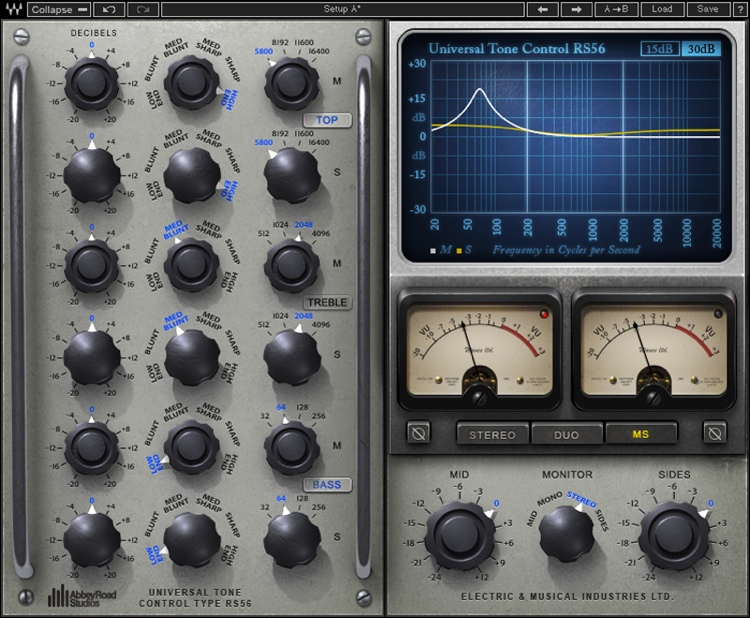 Waves Abbey Road Studios RS56 被动均衡插件