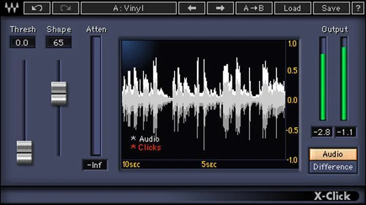 Waves X-Click 降噪插件