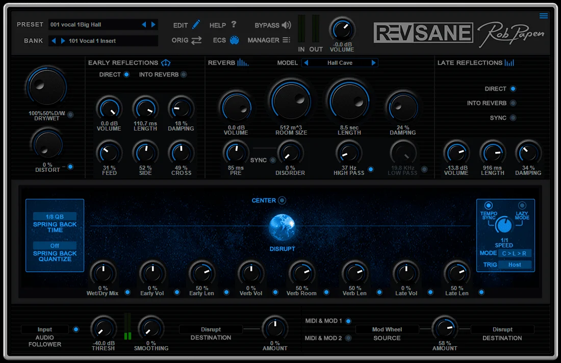 Rob Papen RevSane 混响插件