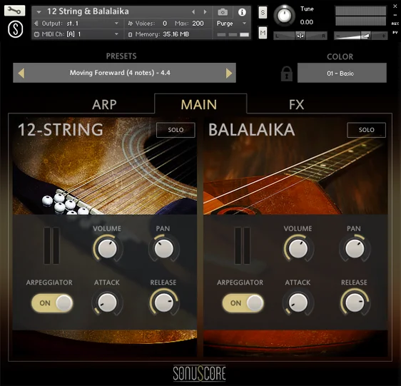 Sonuscore Origins 第3卷：12弦吉他与巴拉莱卡琴