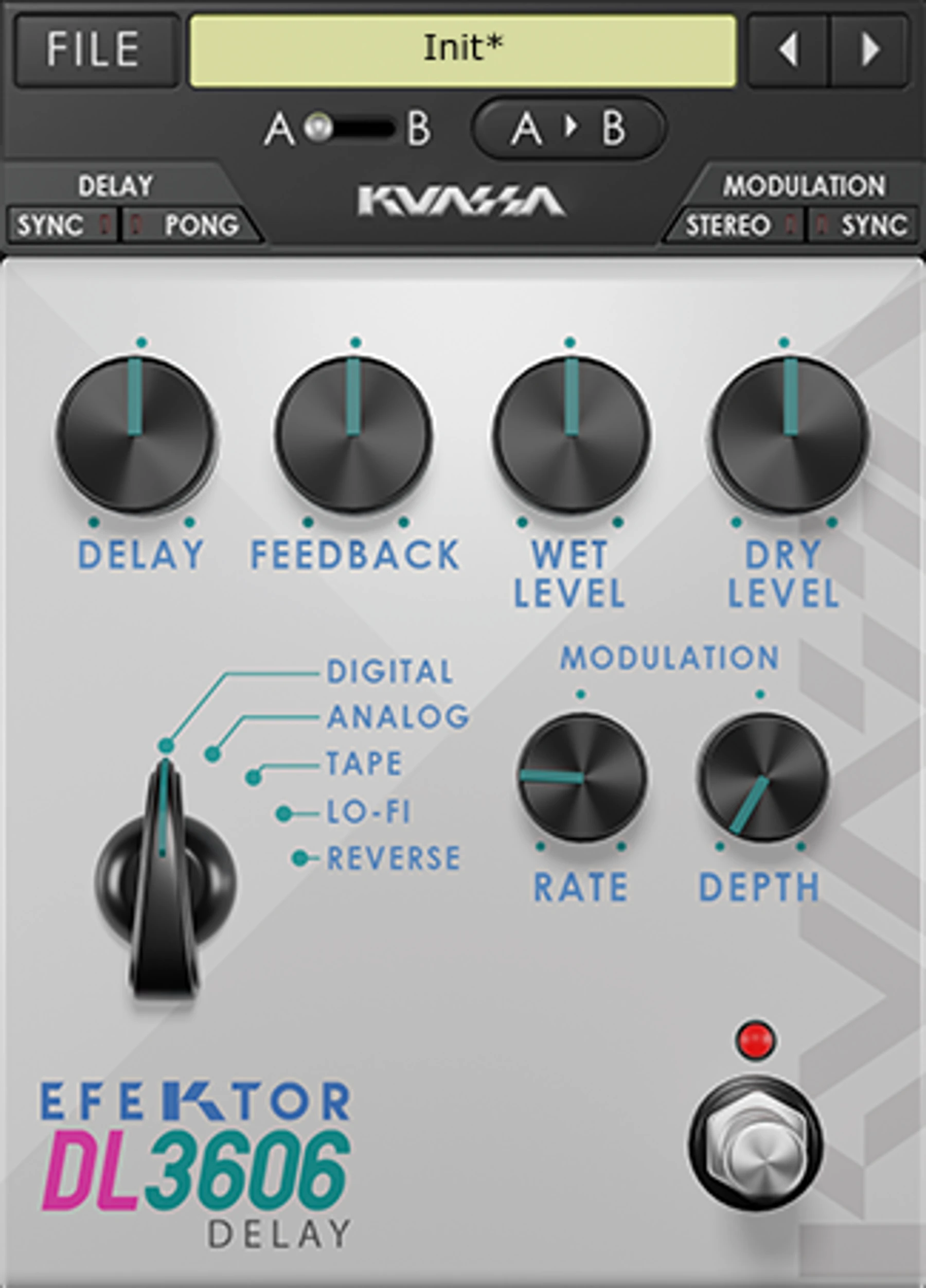Kuassa Efektor DL3606 延迟插件
