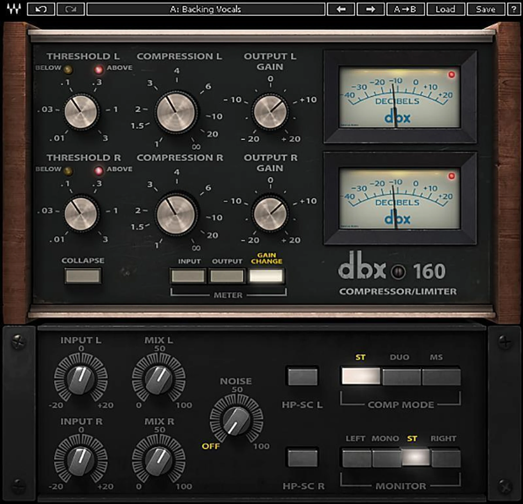 Waves dbx 160 压缩器/限制器插件
