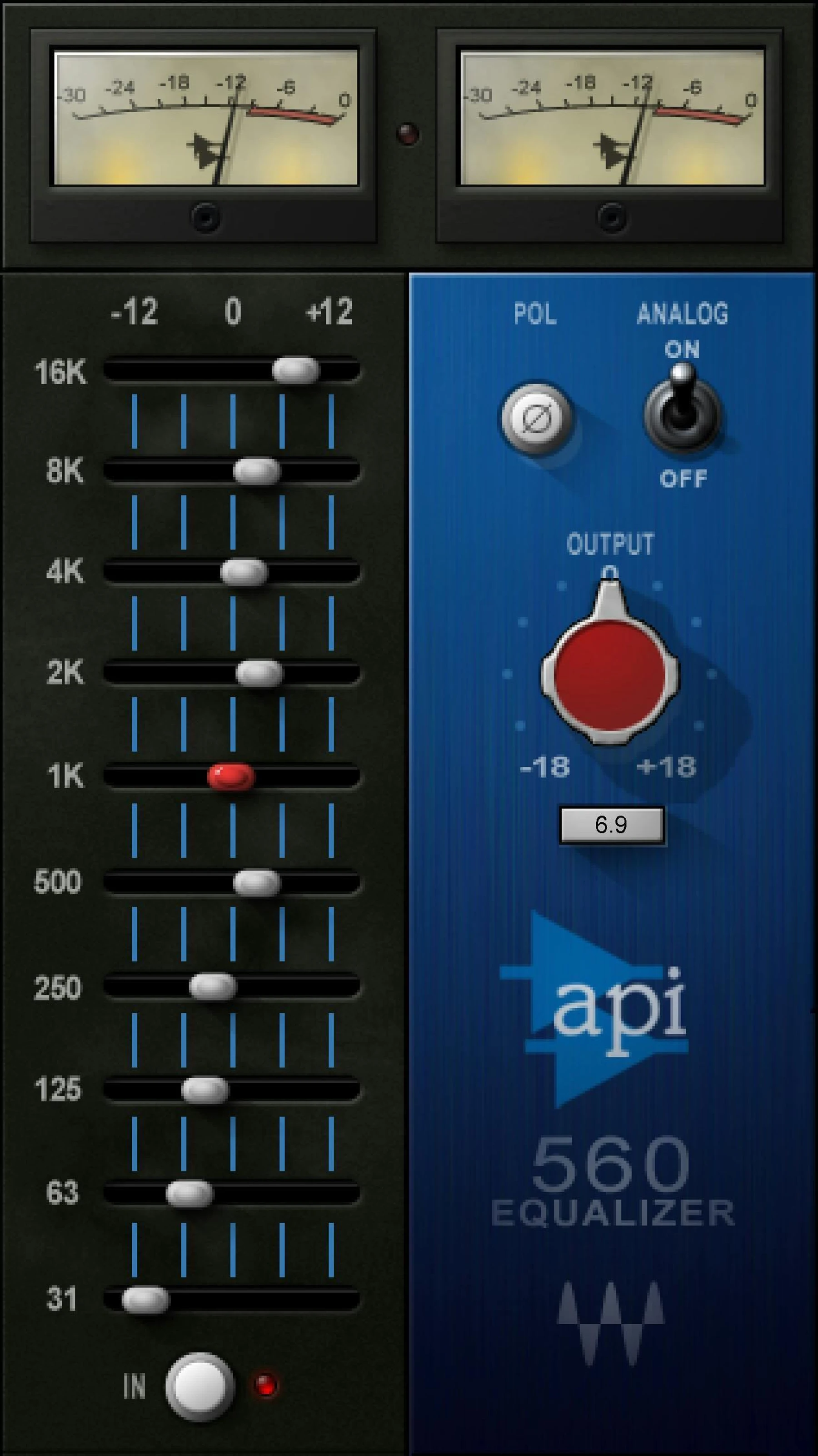 Waves API 560 10段均衡器插件