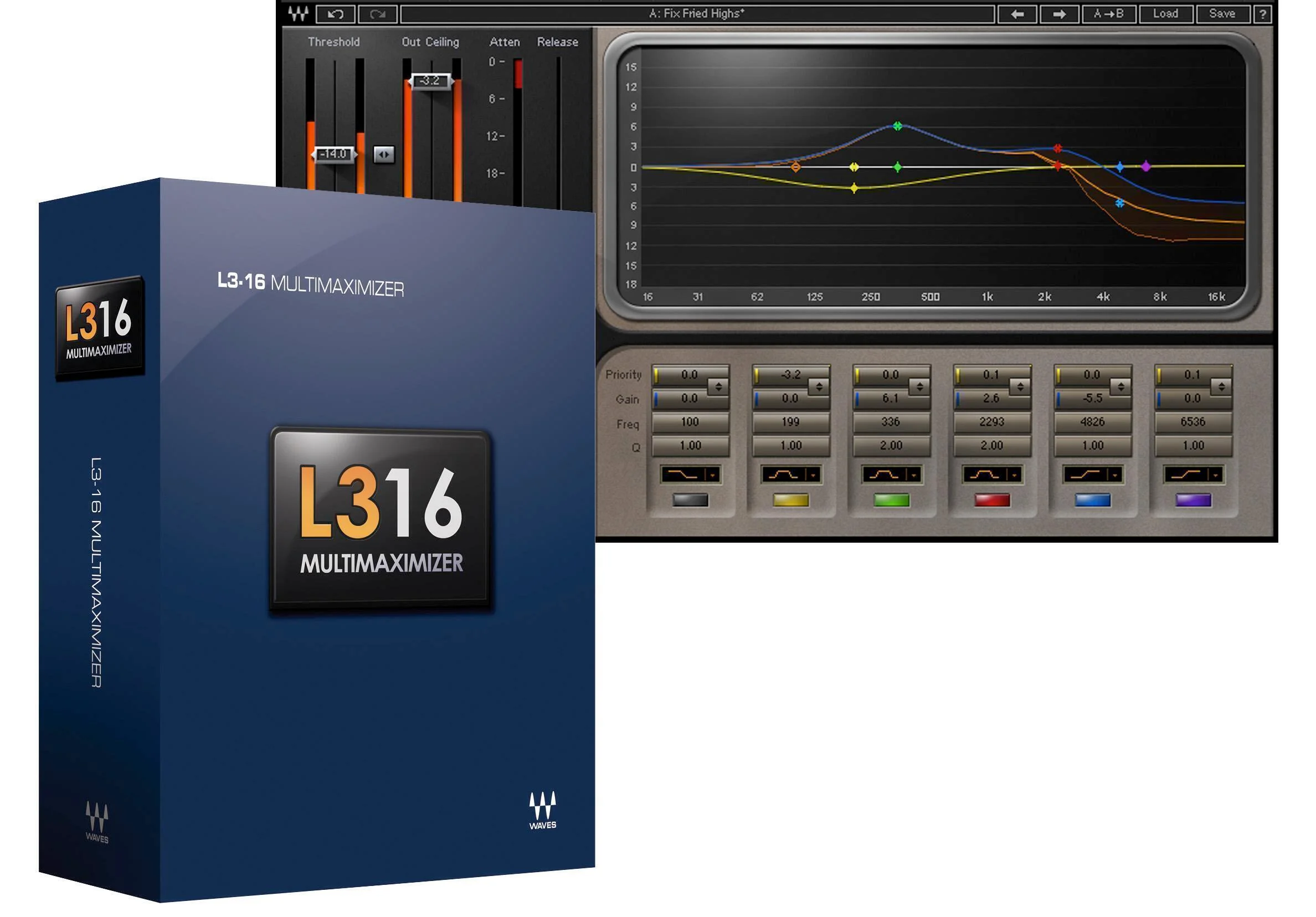 Waves L3-16 Multimaximizer 插件