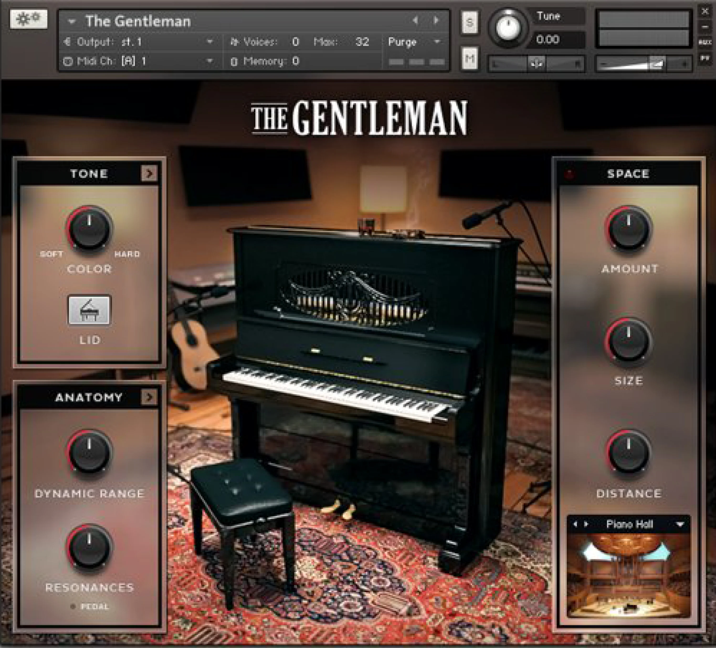Native Instruments The Gentleman 立式钢琴软件乐器