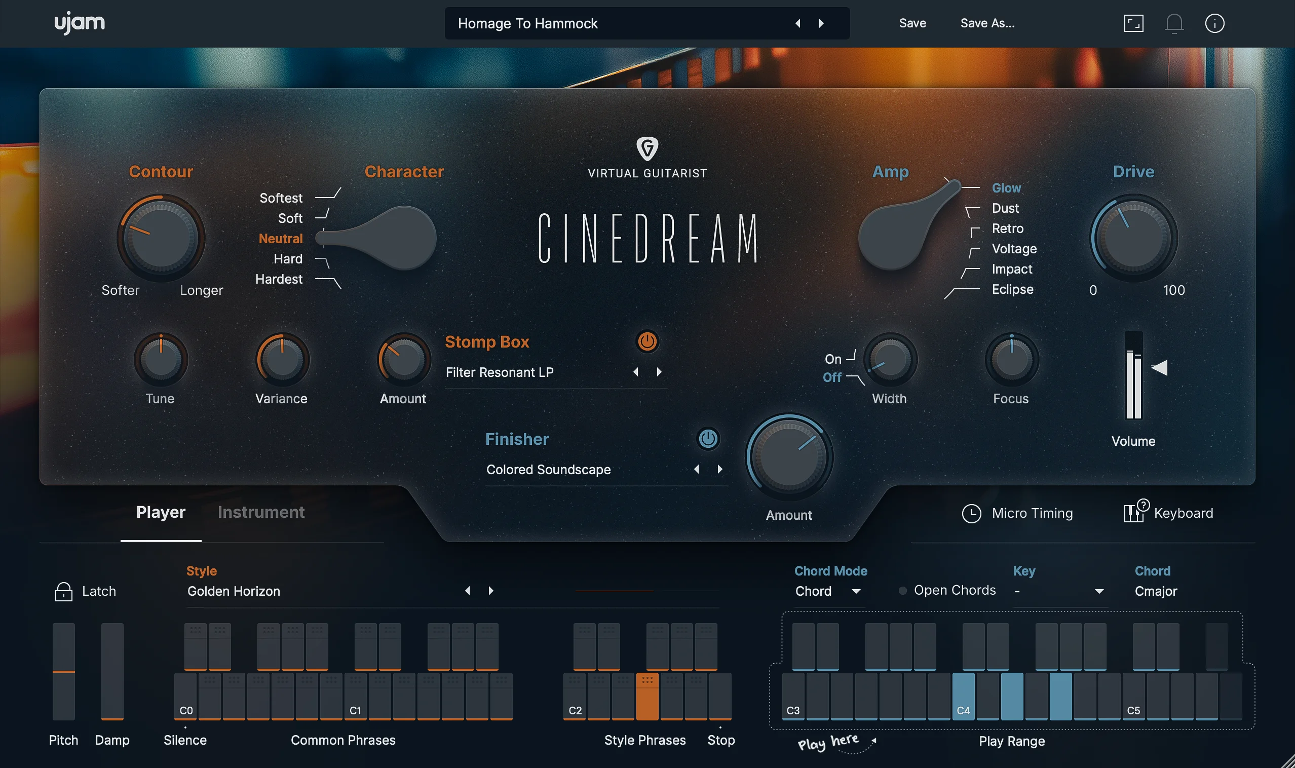 UJAM Virtual Guitarist Cinedream 吉他插件