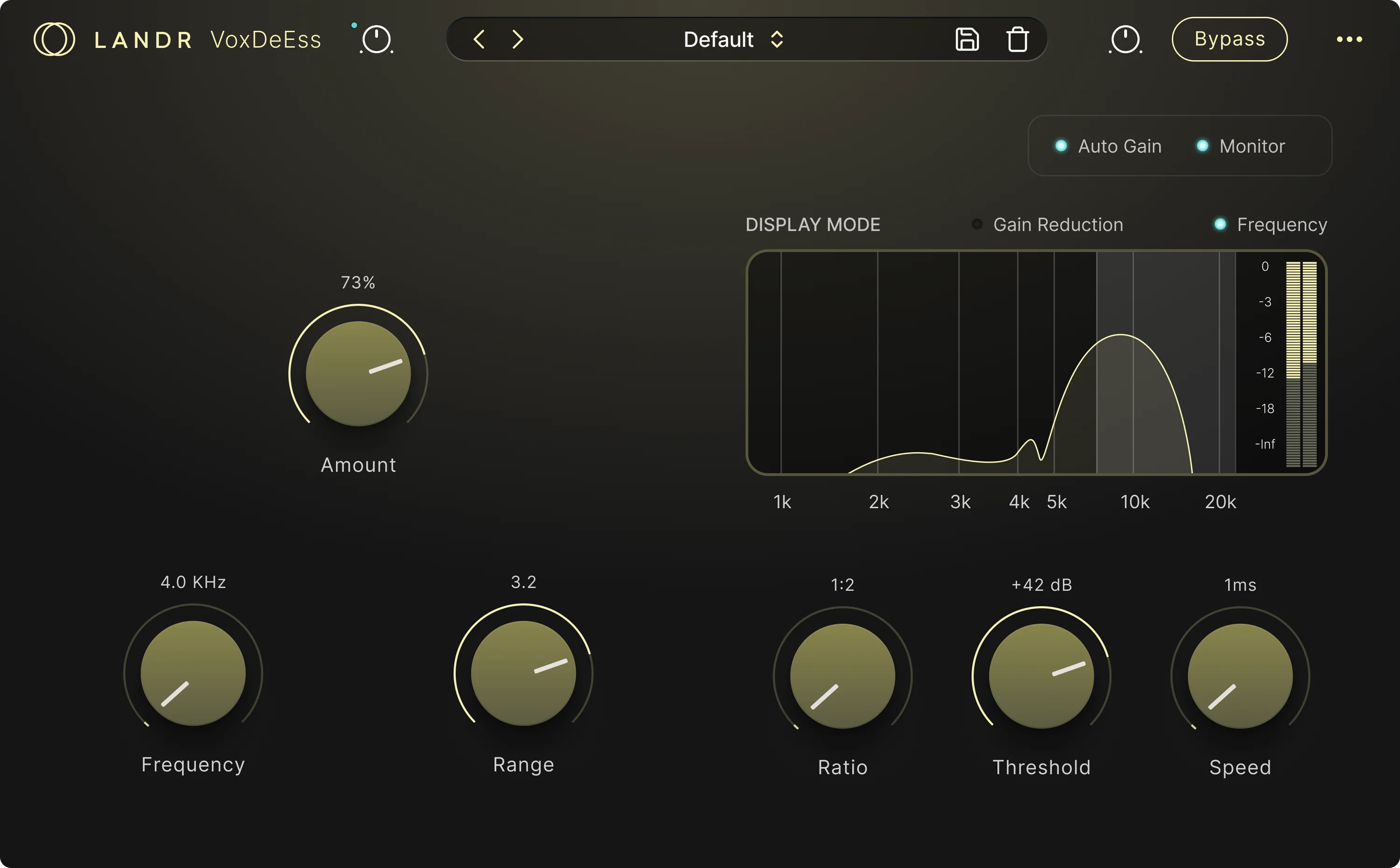 LANDR VoxDeEss 人声齿音消除插件