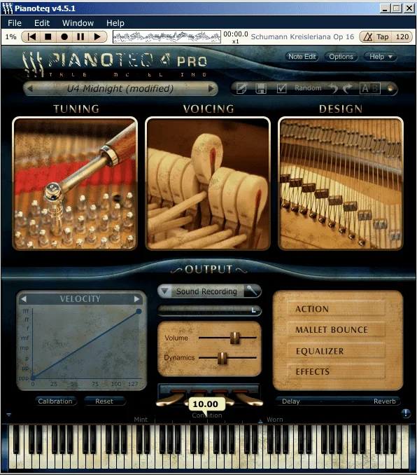 MODARTT U4 立式钢琴音色包（适用于 Pianoteq）