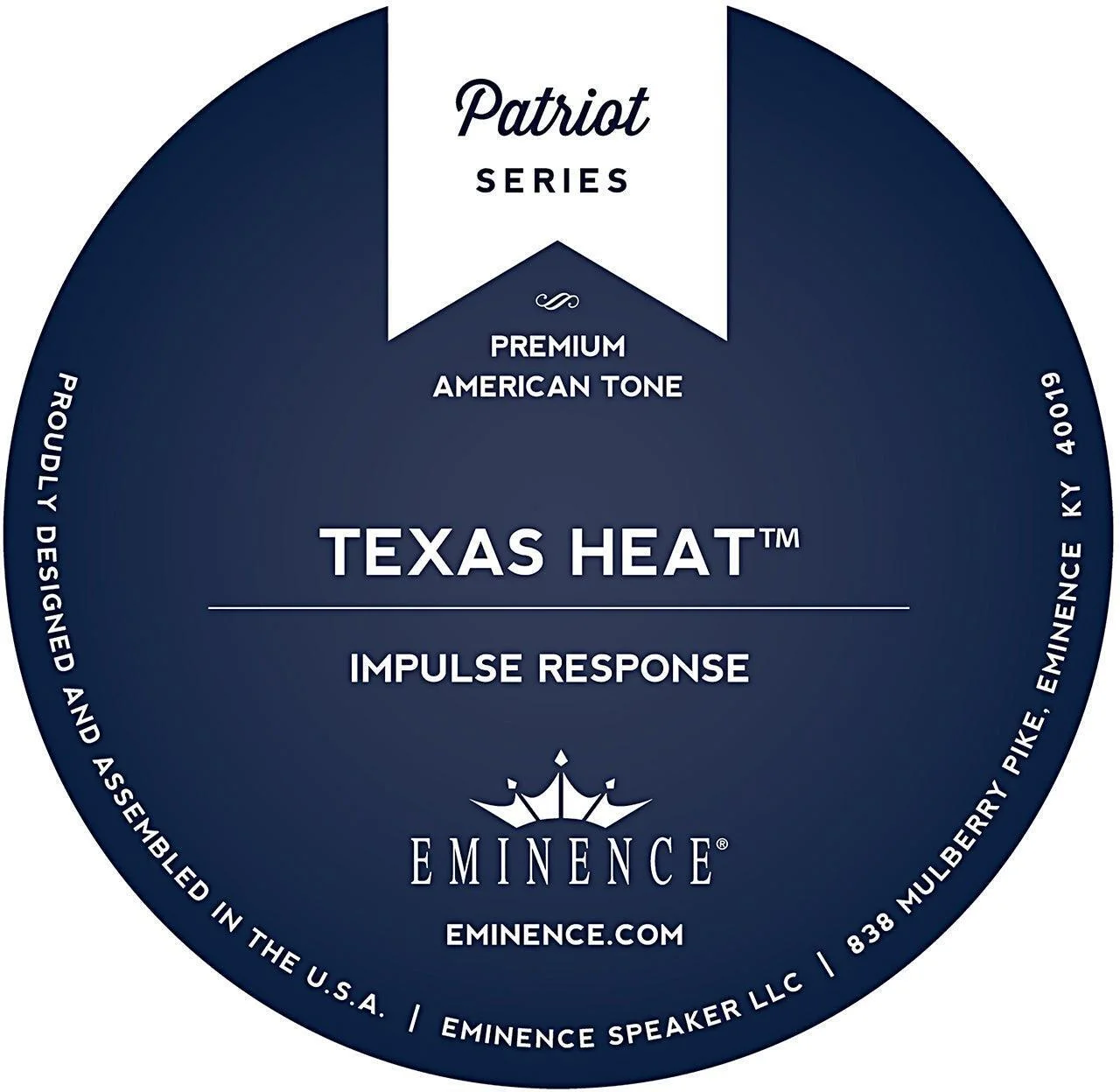 Eminence Texas Heat 扬声器脉冲响应