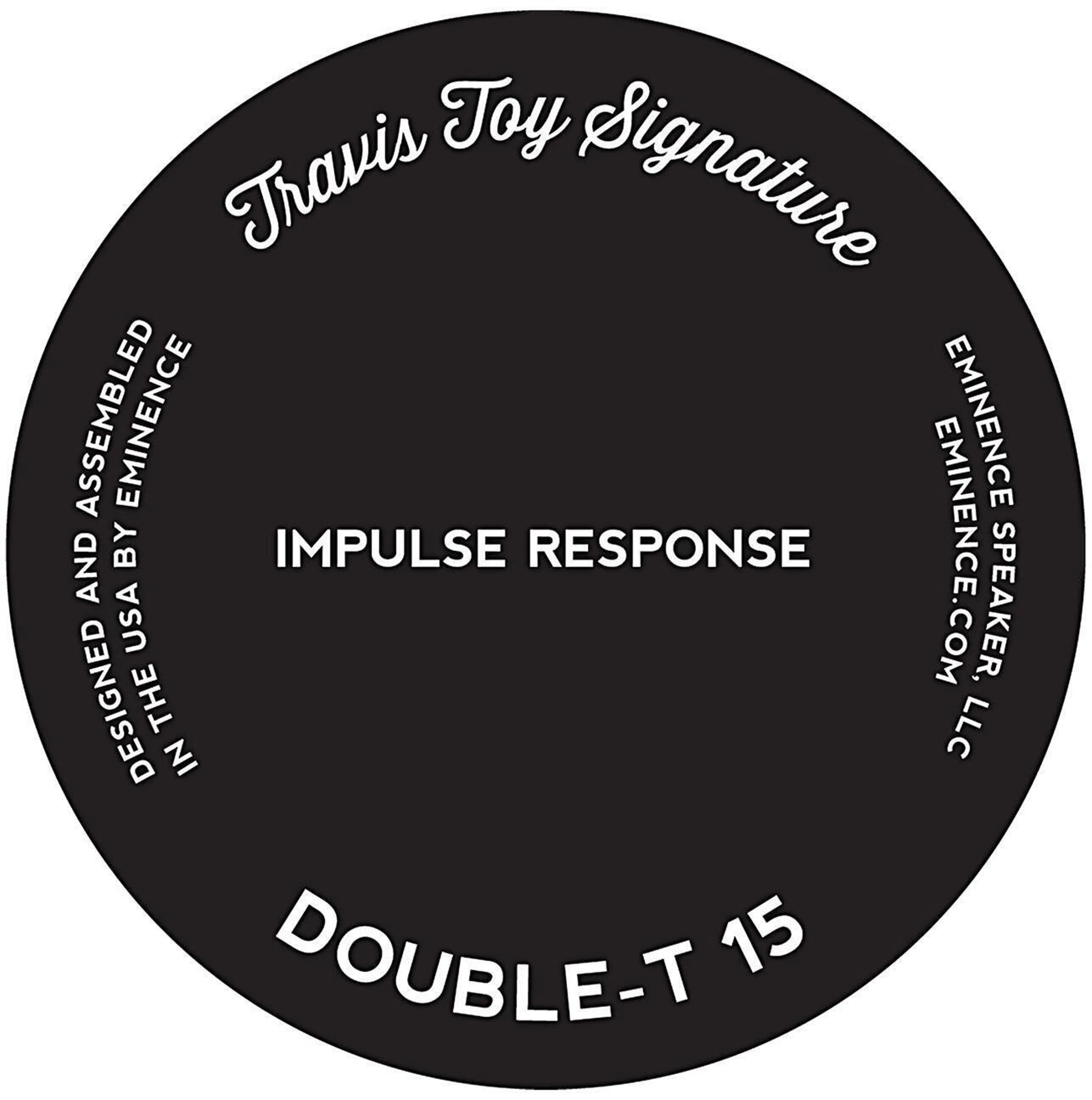 Eminence Travis Toy 签名款 Double-T 15 扬声器脉冲响应