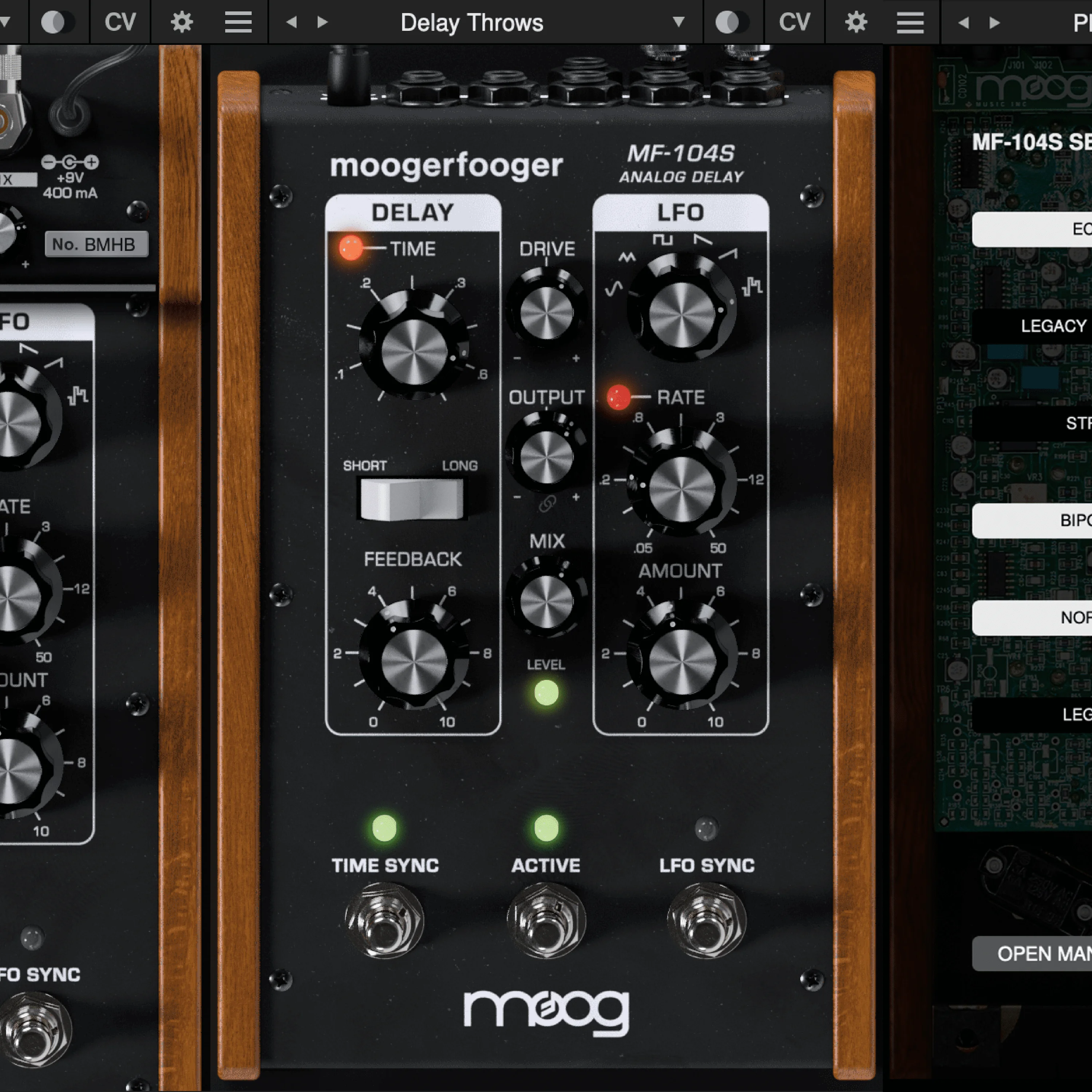 Moog MF-104S 模拟延迟插件