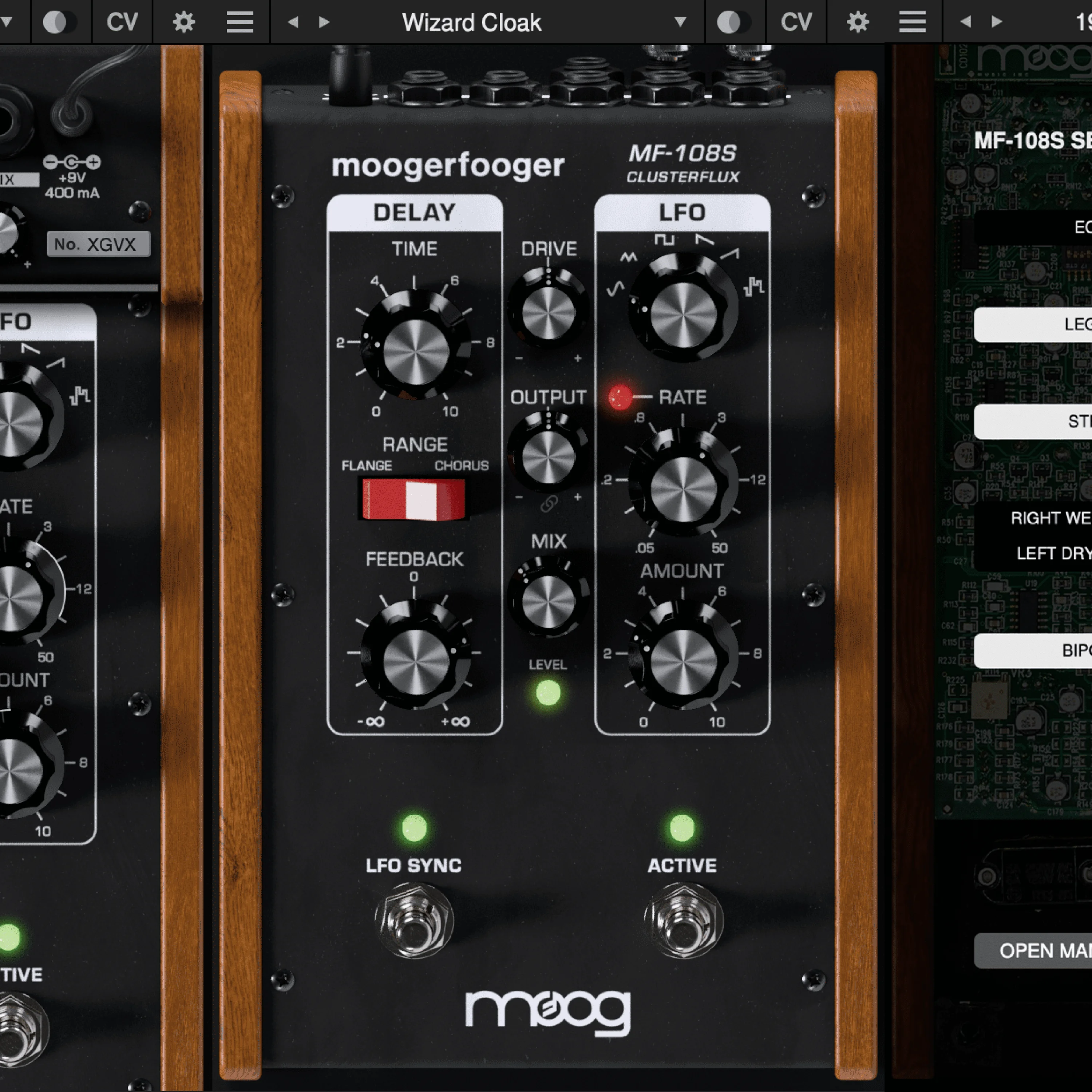 Moog MF-108S Cluster Flux 插件