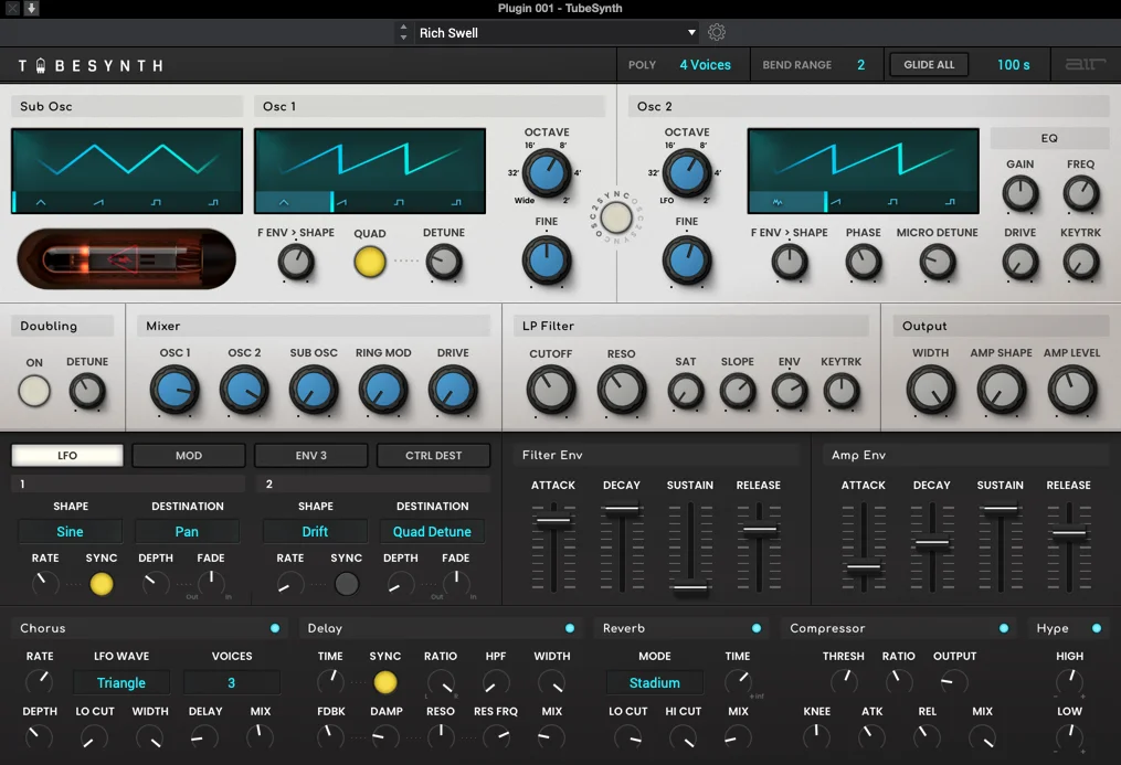 AIR TubeSynth 合成器插件