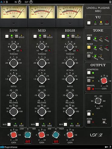 Lindell Audio MBC 多段压缩器插件