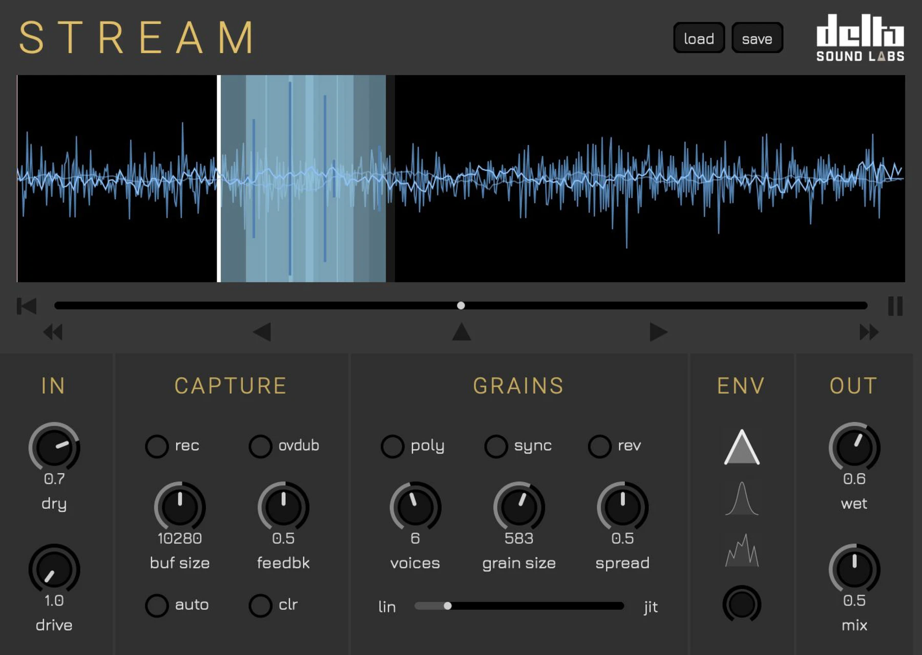 Delta Sound Labs Stream 颗粒采样器插件