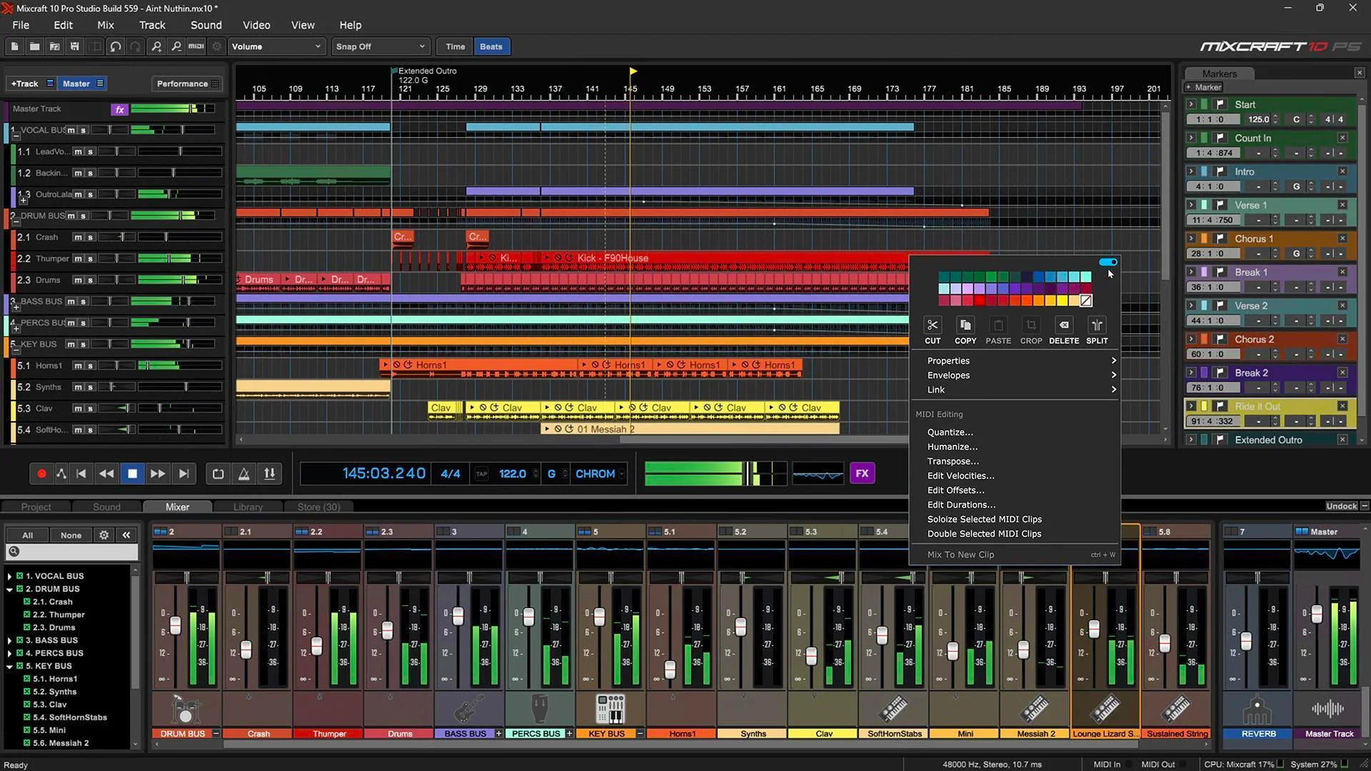 Acoustica Mixcraft 10.5 录音工作室软件