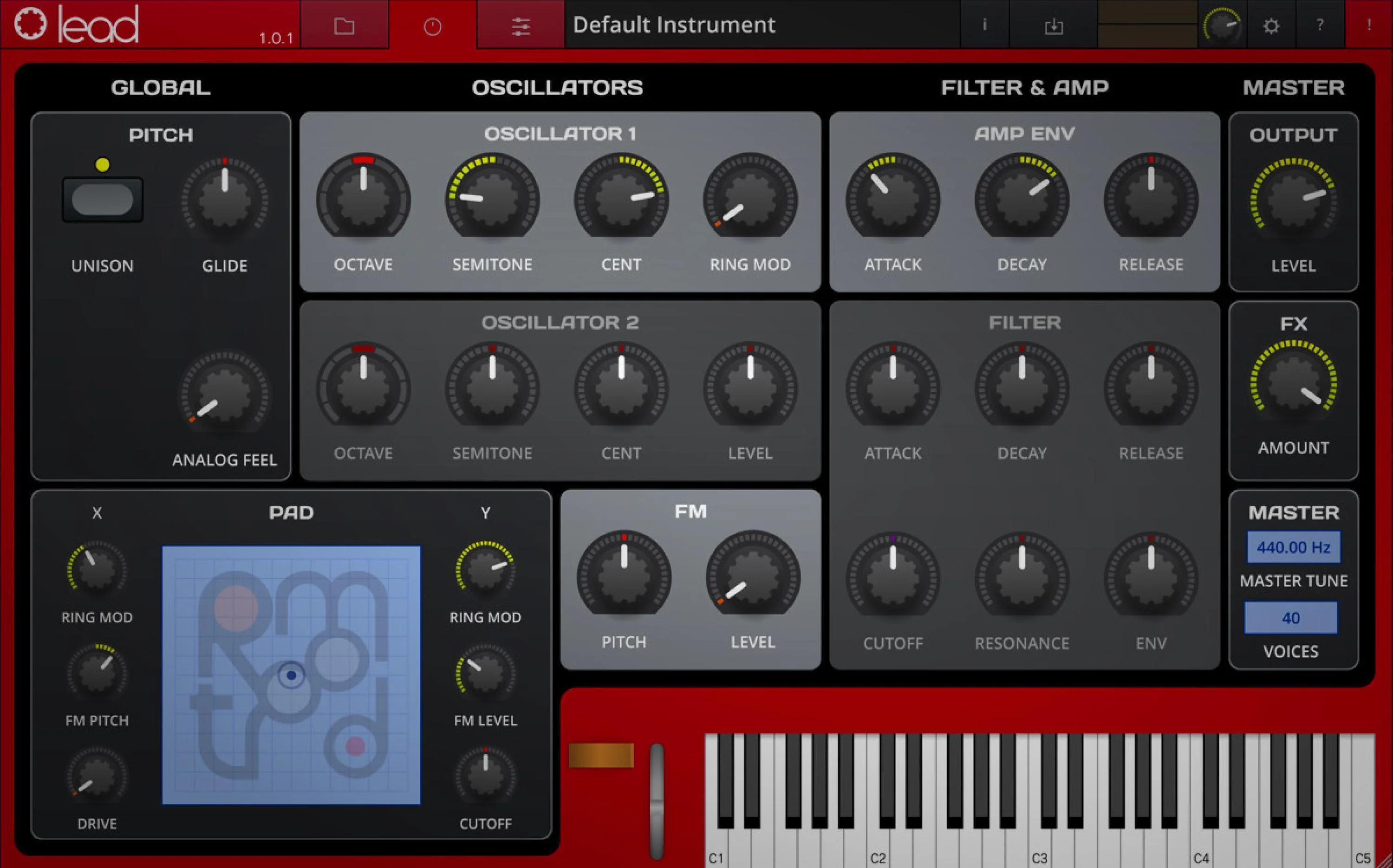 Tracktion Retromod LEAD 虚拟乐器