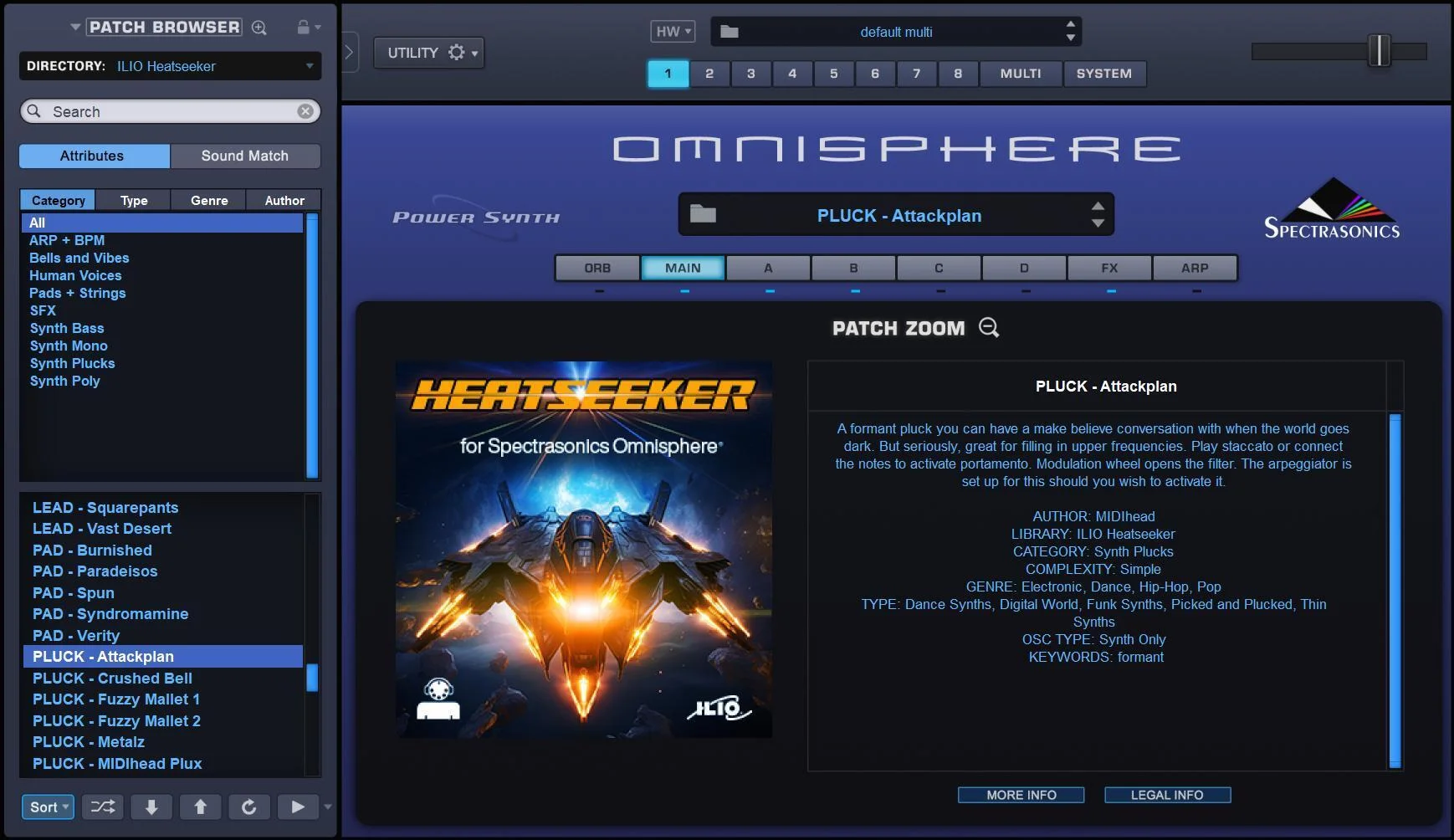 适用于 Omnisphere 2 的 Ilio Heatseeker 音色包