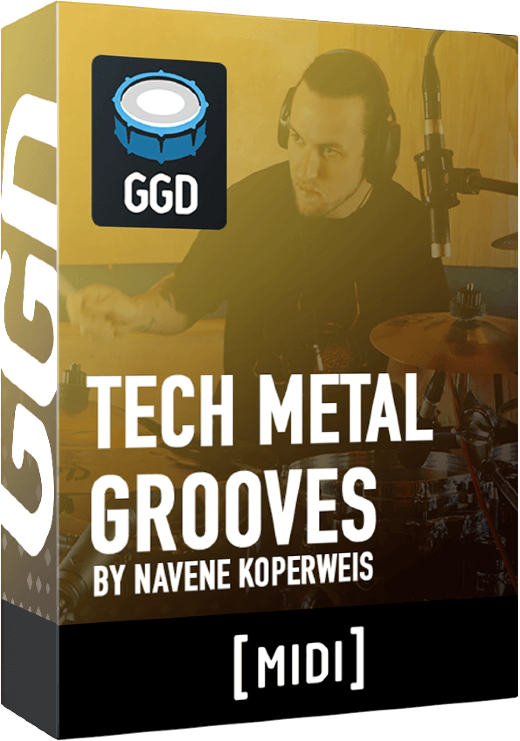 GetGood Drums 由 Navene Koperweis 制作的 Tech Metal Grooves MIDI 包