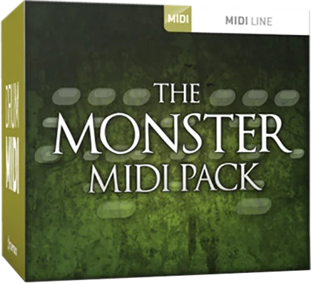 Toontrack 怪兽 MIDI 包 鼓 MIDI 包