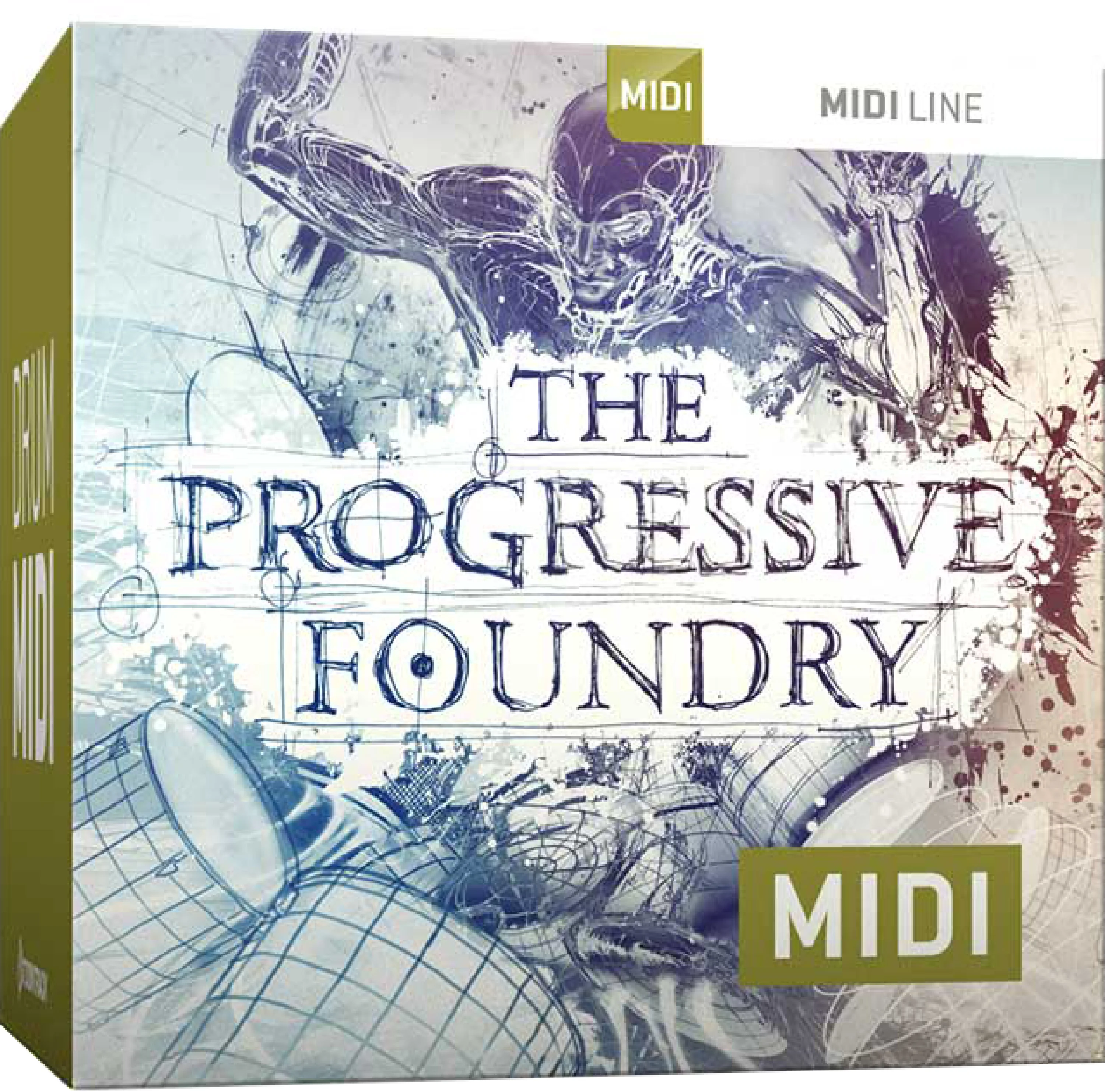 Toontrack 前卫锻造厂鼓组 MIDI 包