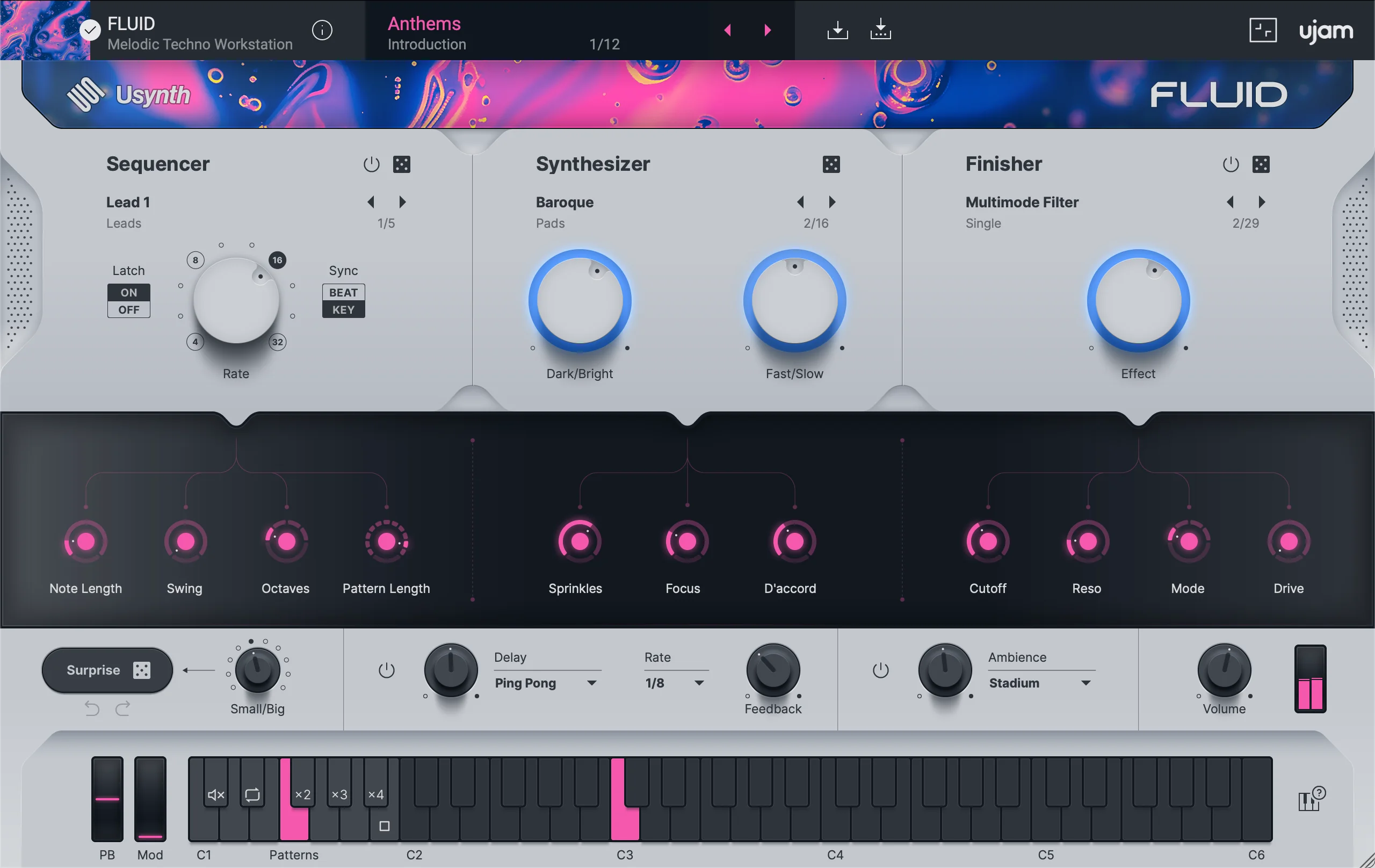 UJAM Usynth Fluid 软件合成器
