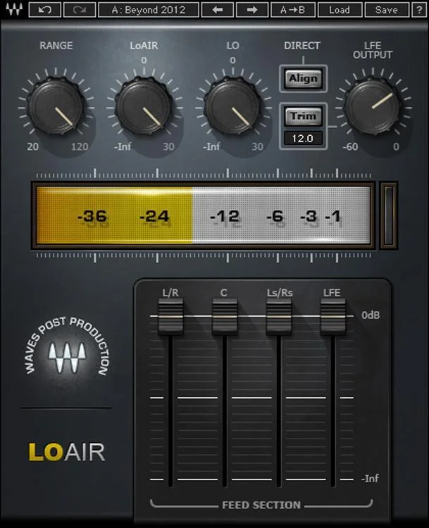 Waves LoAir 次谐波生成器插件