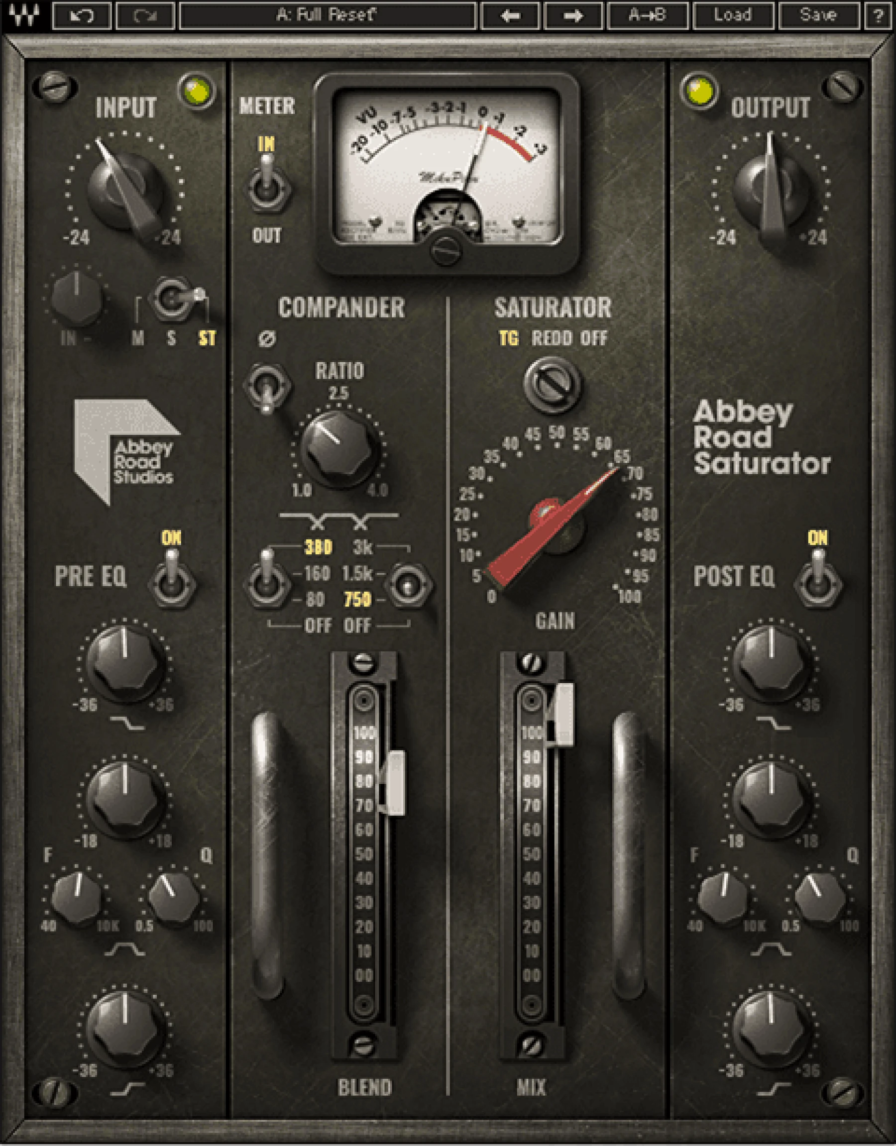 Waves Abbey Road Saturator 饱和器插件