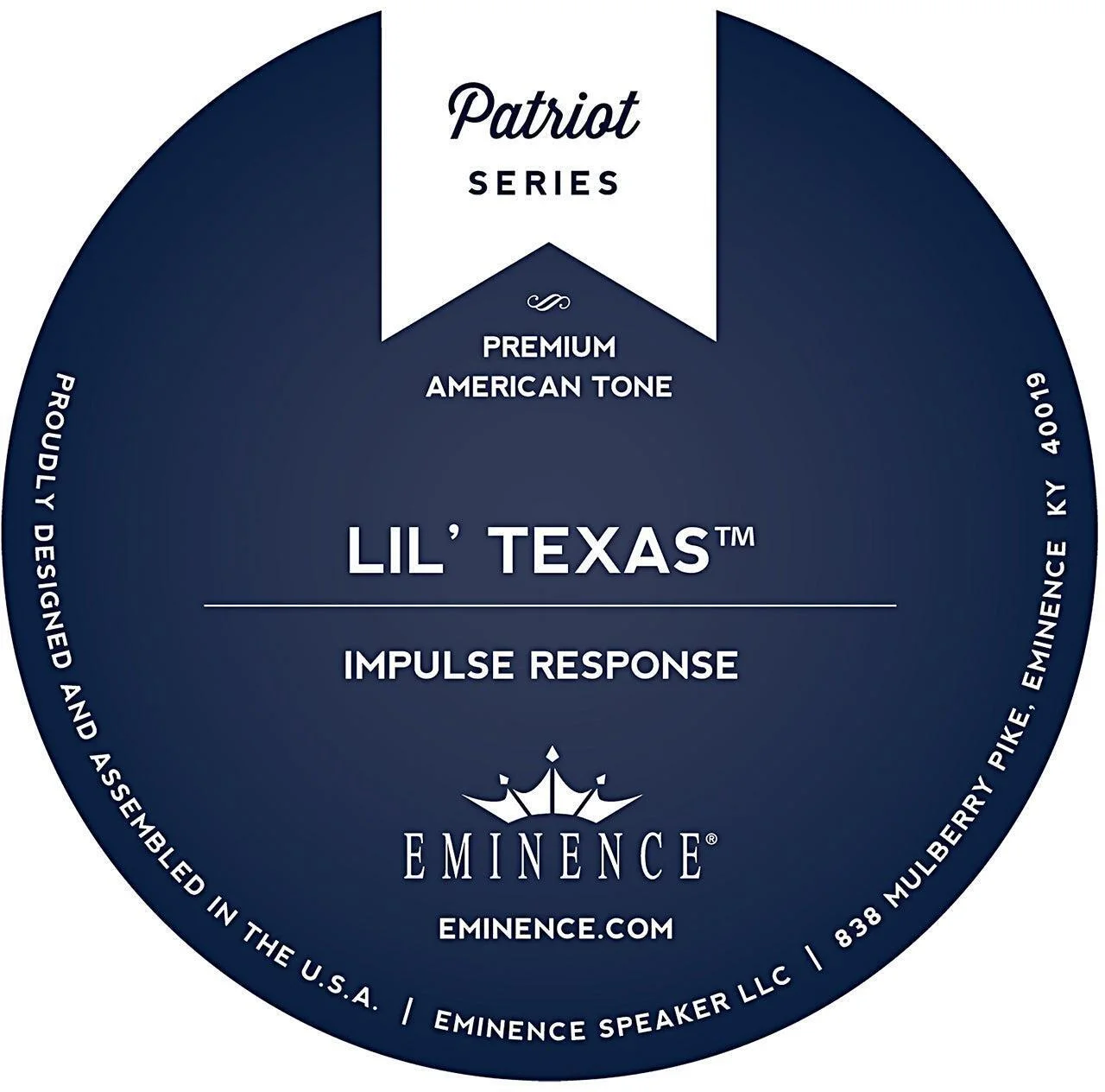 Eminence Lil' Texas 扬声器脉冲响应