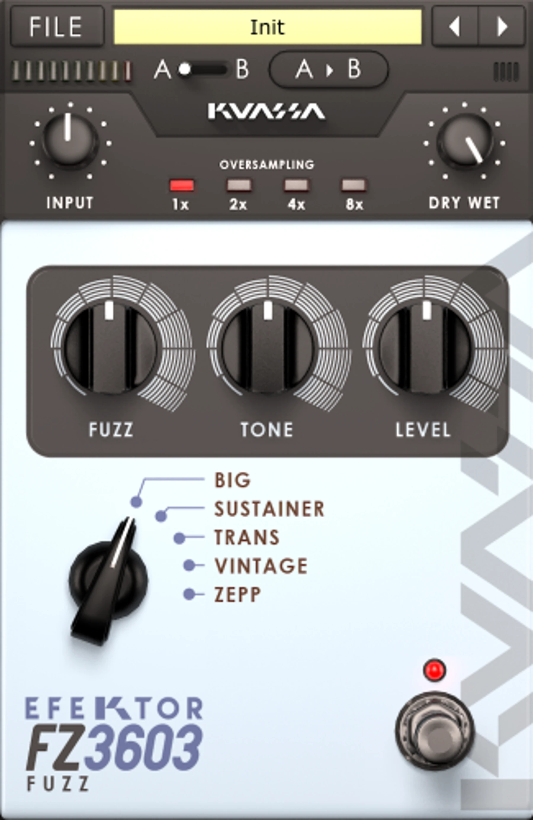 Kuassa Efektor FZ3603 Fuzz 失真插件