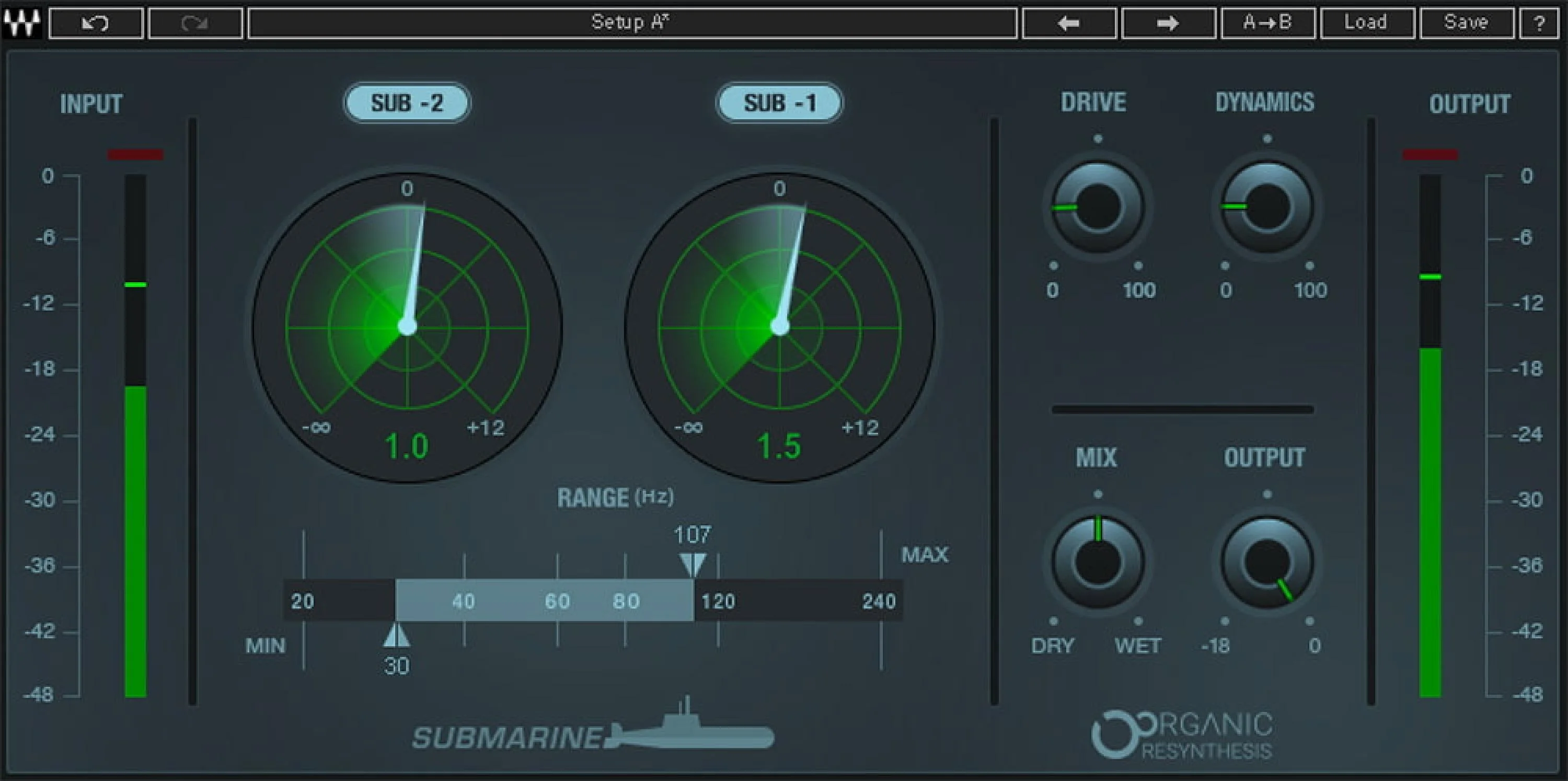 Waves Submarine 双八度次谐波生成器插件